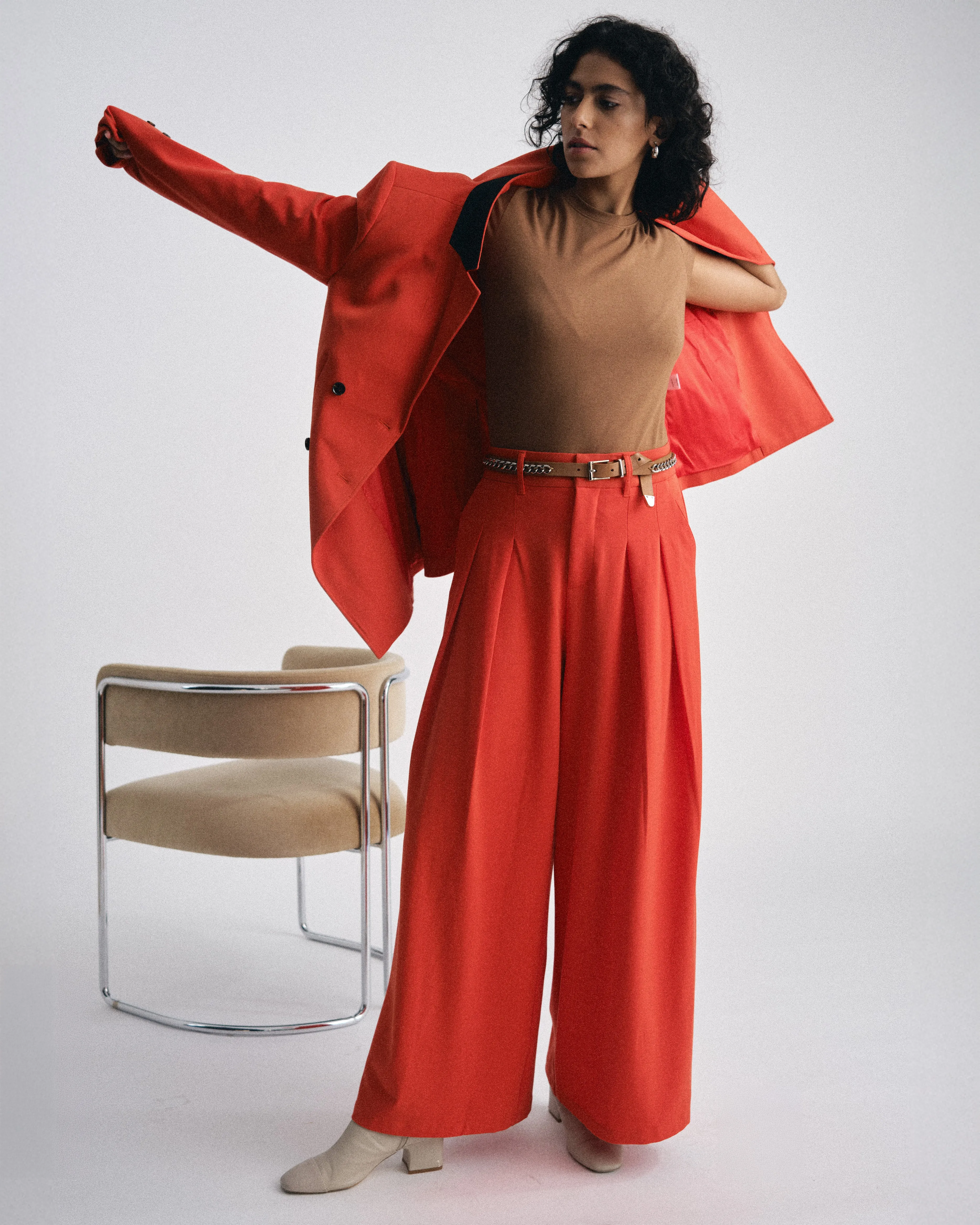 All Day Palais Wide Leg Pants - Poppy sold by Universal Standard product image thumbnail 3