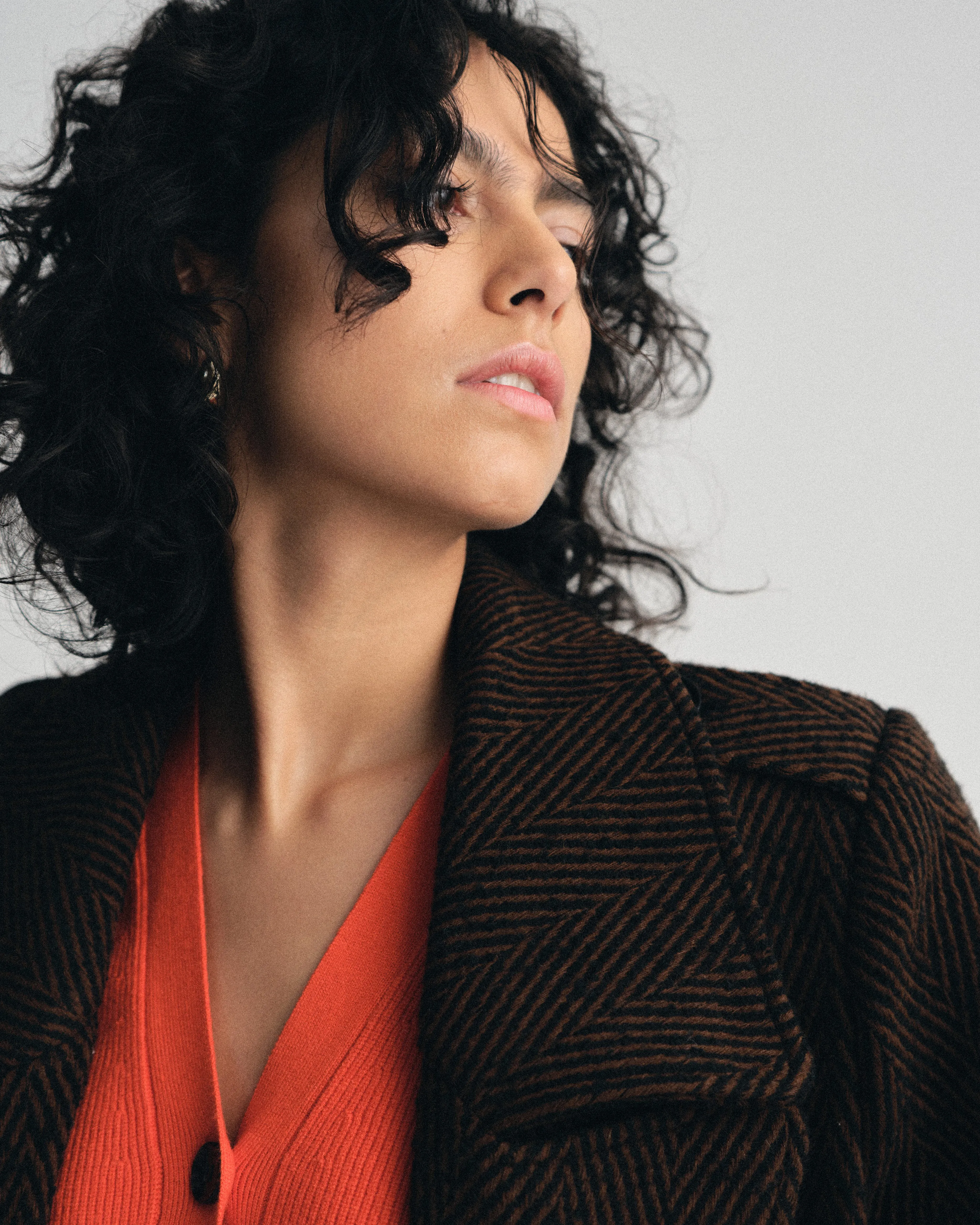 Callaghan Wool Coat - Black/Brown Herringbone sold by Universal Standard product image thumbnail 3