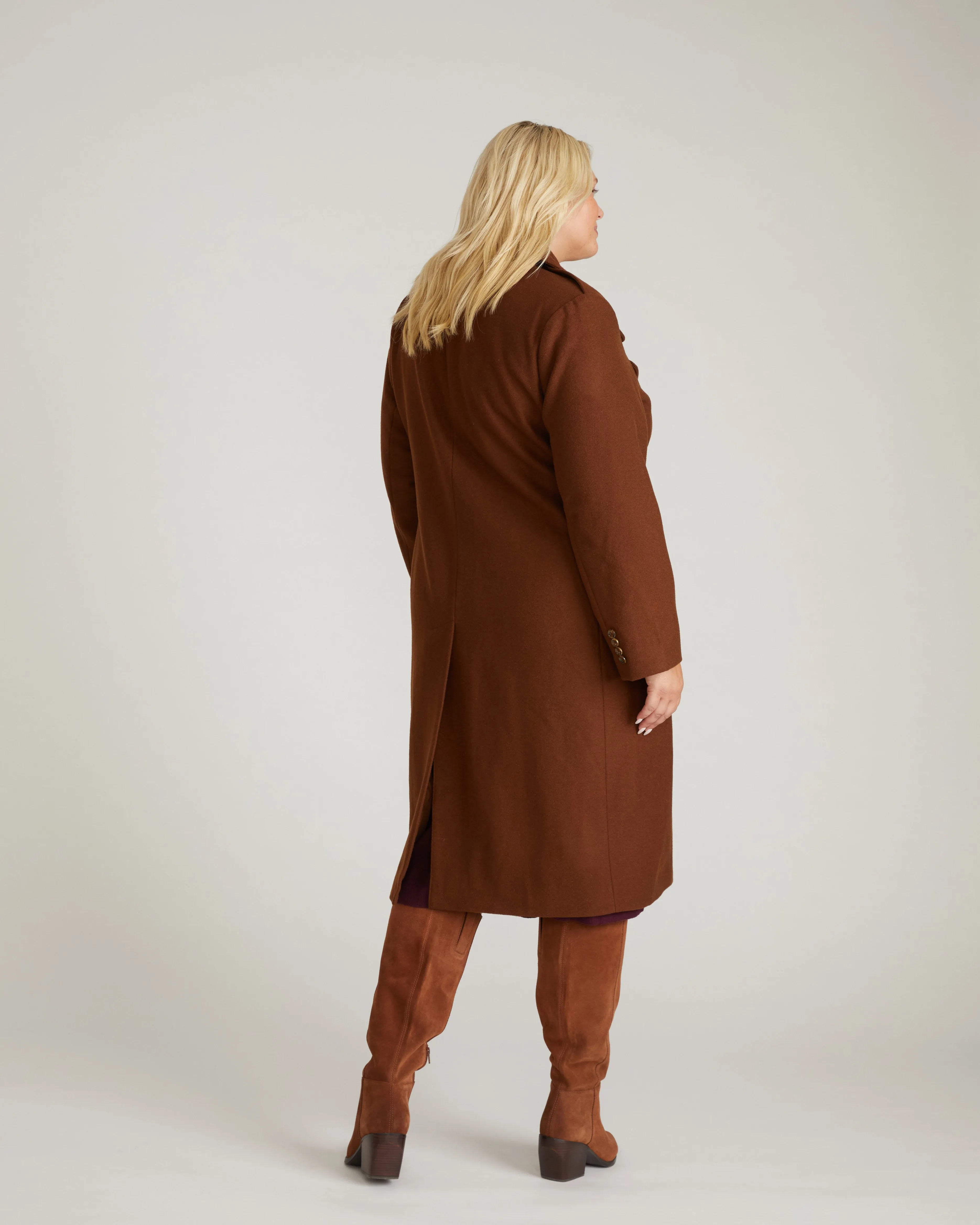 Callaghan Wool Coat - Grizzly sold by Universal Standard product image thumbnail 5