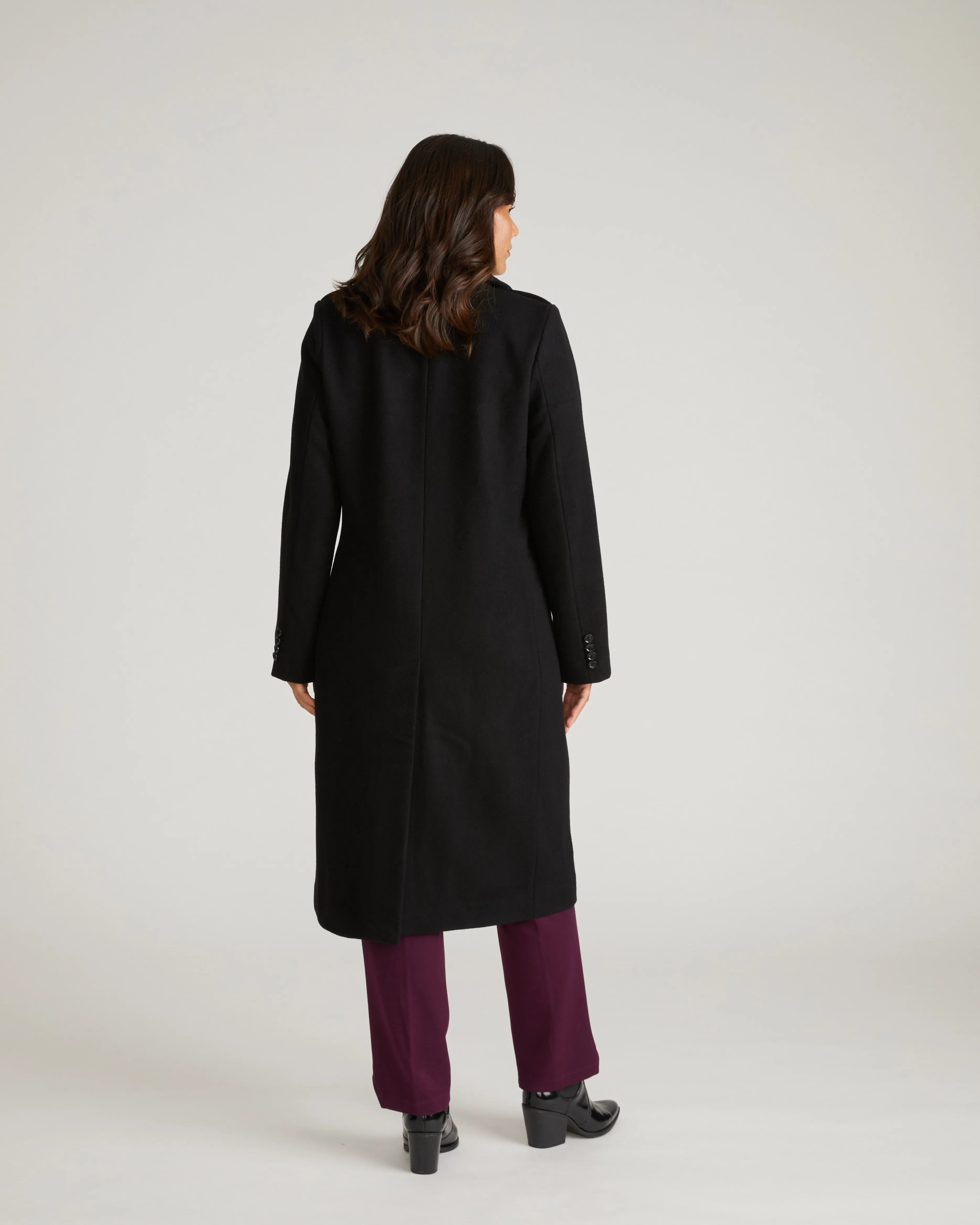 Callaghan Wool Coat - Black sold by Universal Standard product image thumbnail 4