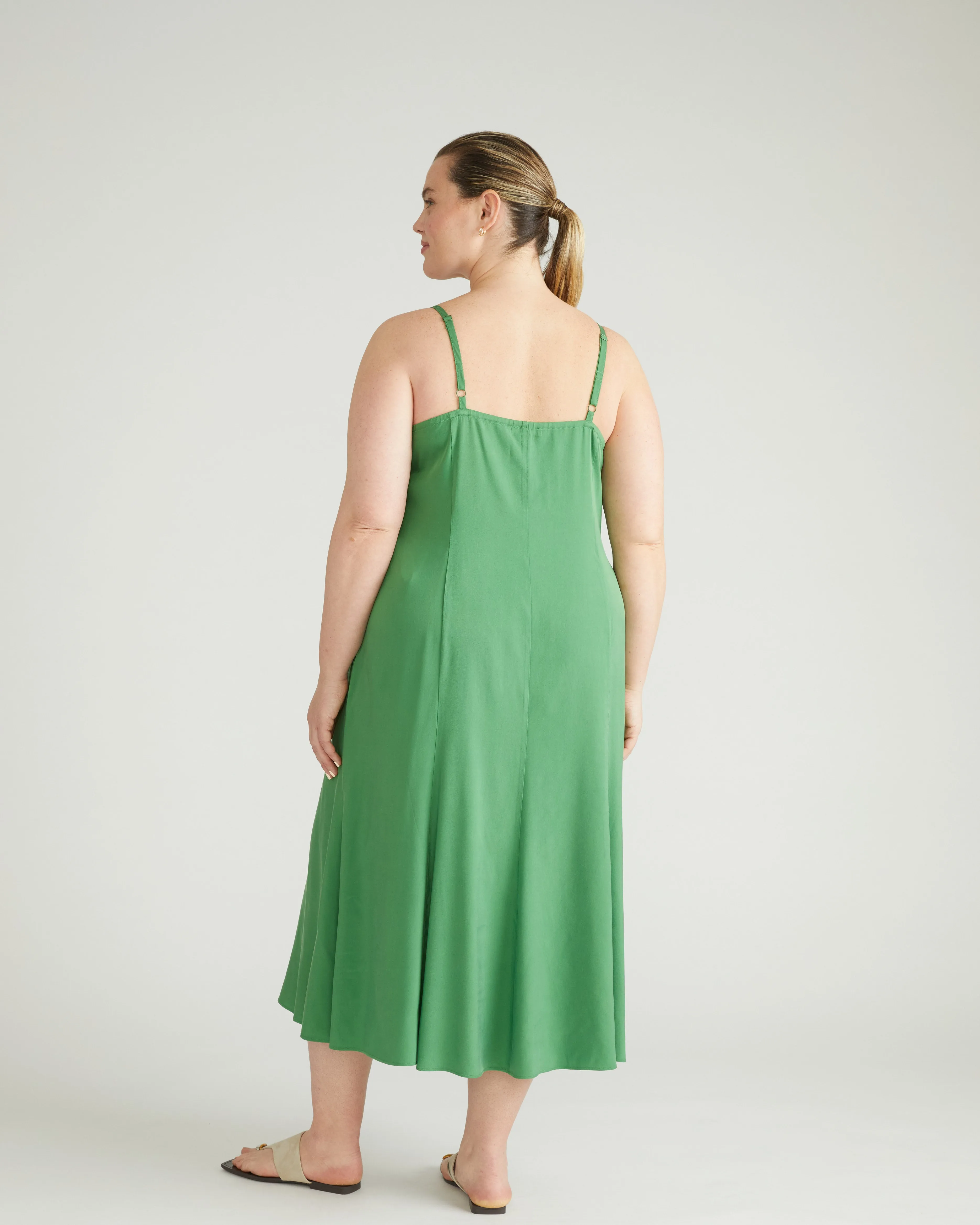 Amber Cooling Cupro Slip Dress - Clover sold by Universal Standard product image thumbnail 3