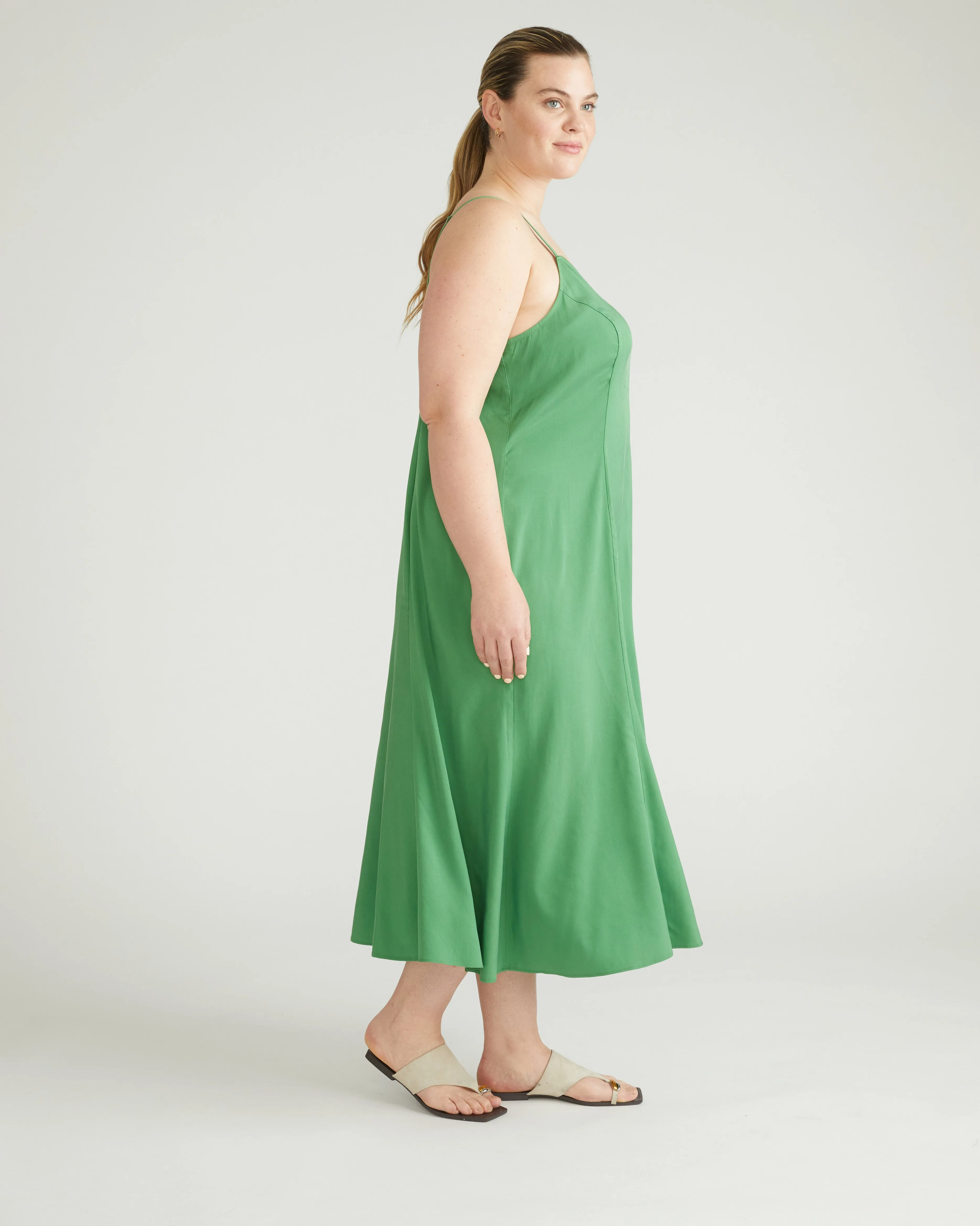 Amber Cooling Cupro Slip Dress - Clover sold by Universal Standard product image thumbnail 2