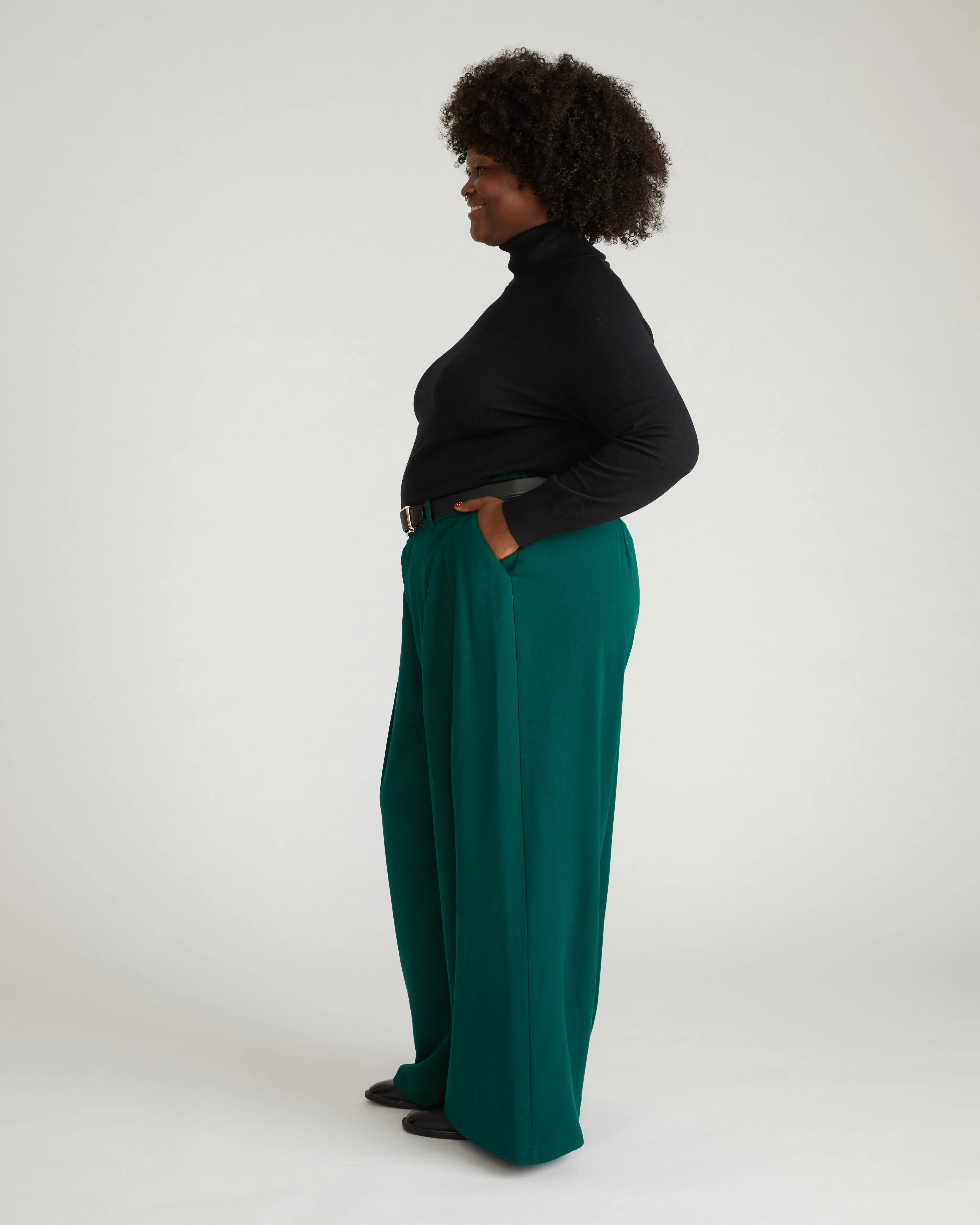 All Day Palais Wide Leg Pants - Botanic sold by Universal Standard product image thumbnail 3