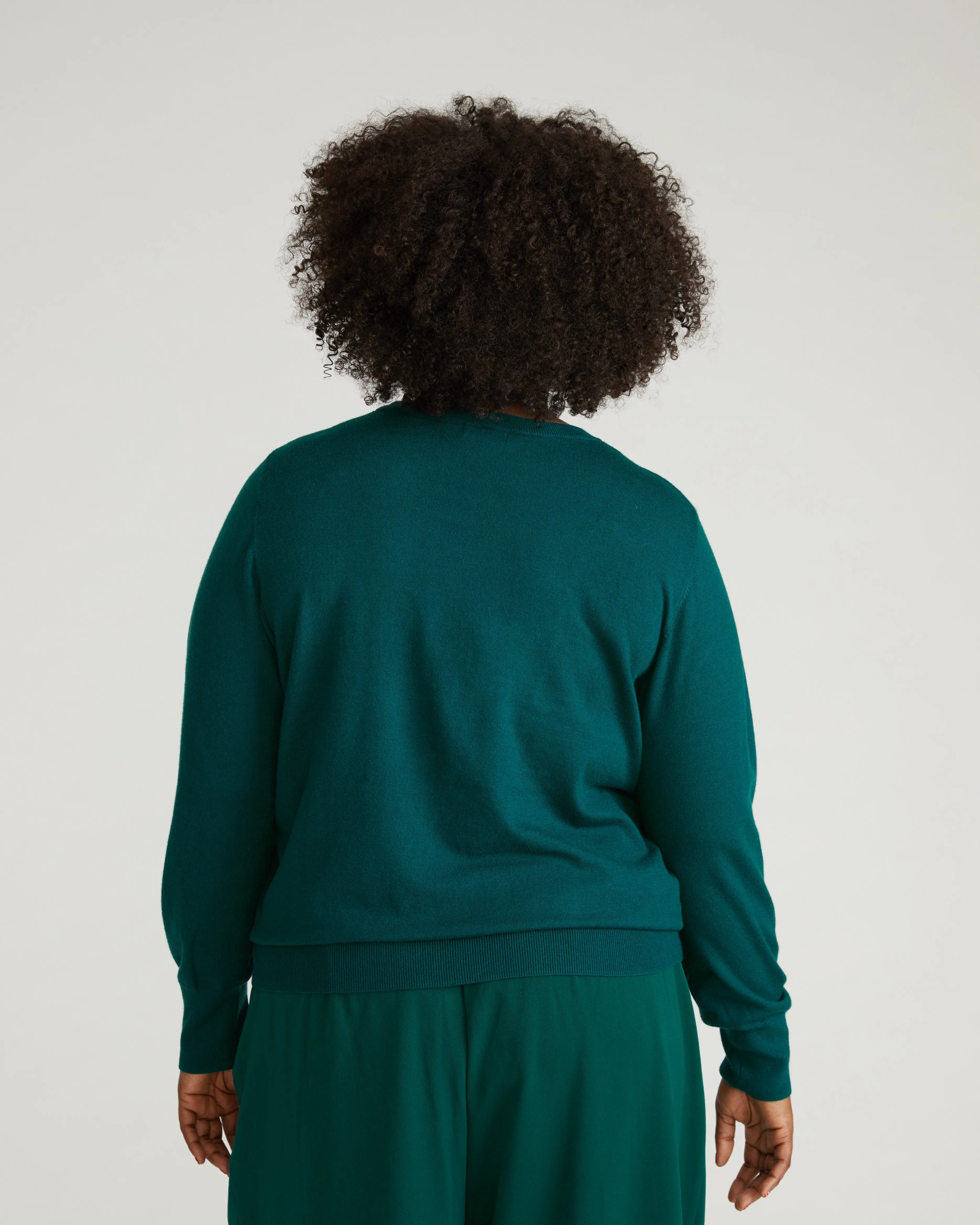 Savvy Fine Knit Crew Sweater - Botanic sold by Universal Standard product image thumbnail 5