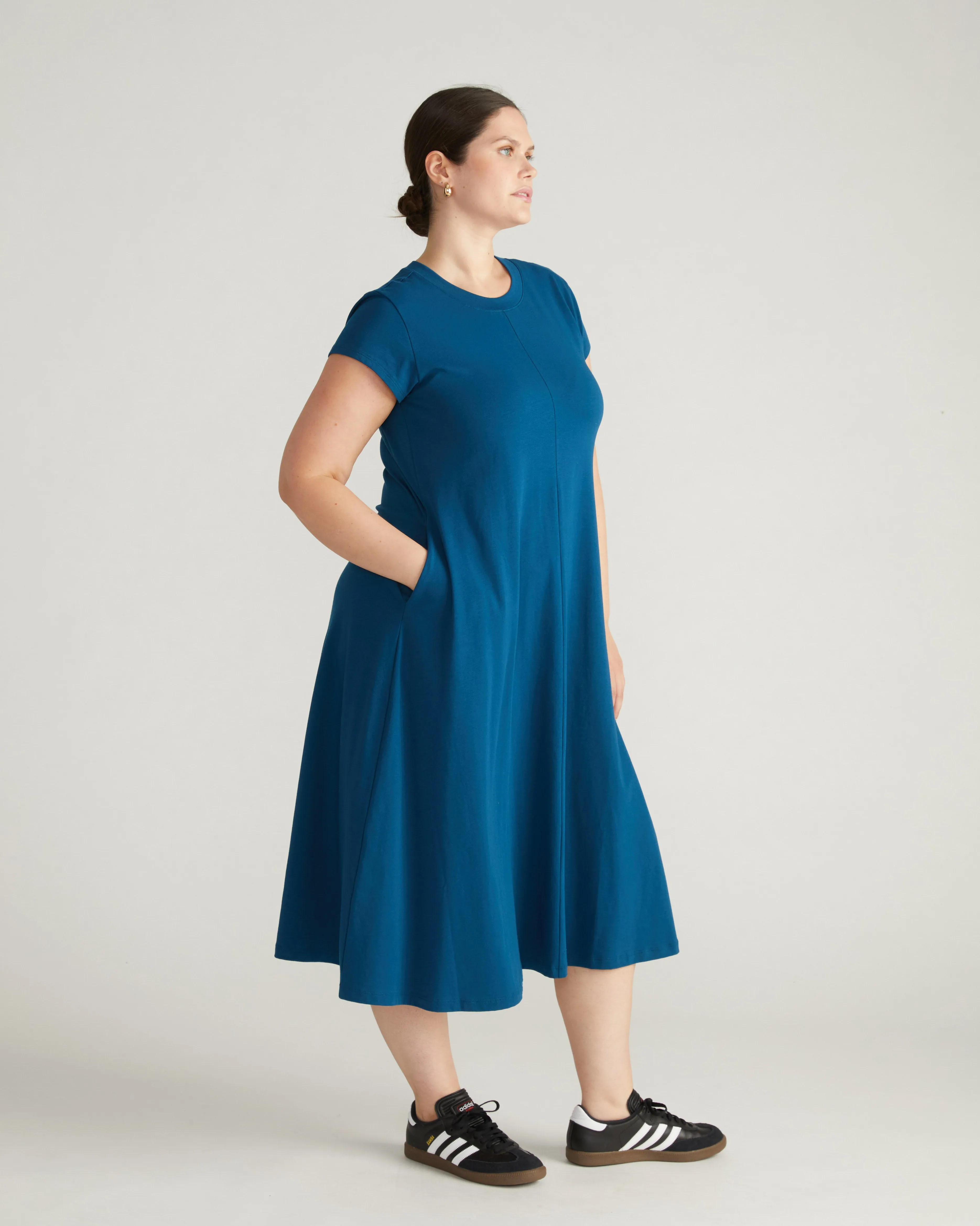 Easy Breezy T-Shirt Dress - Ionian Blue sold by Universal Standard product image thumbnail 2
