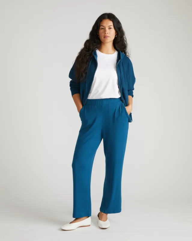 TravelKnit Relaxed Pants - Blue Teal sold by Universal Standard