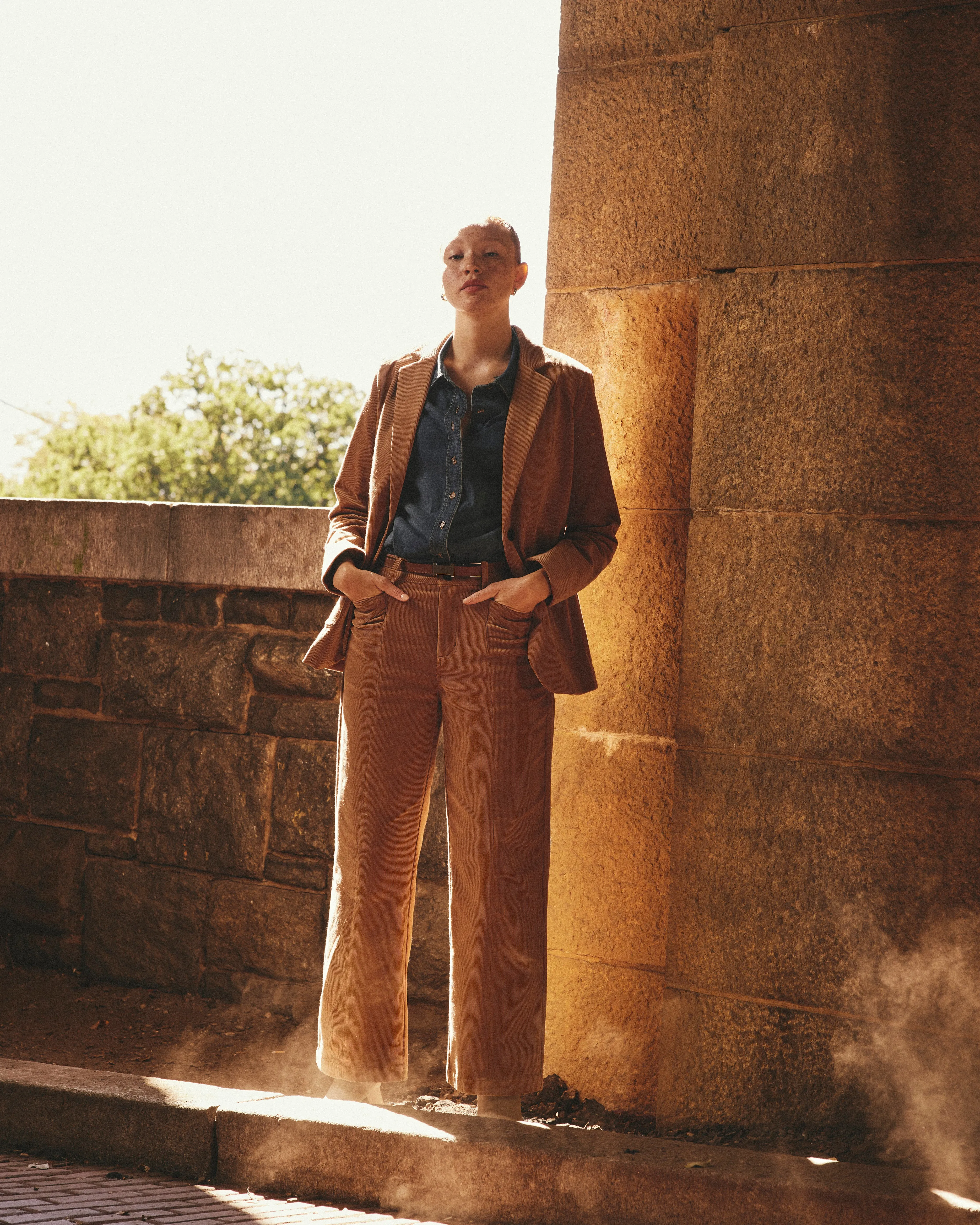 Camila Wide Leg Corduroy Pants - Classic Camel sold by Universal Standard product image thumbnail 2