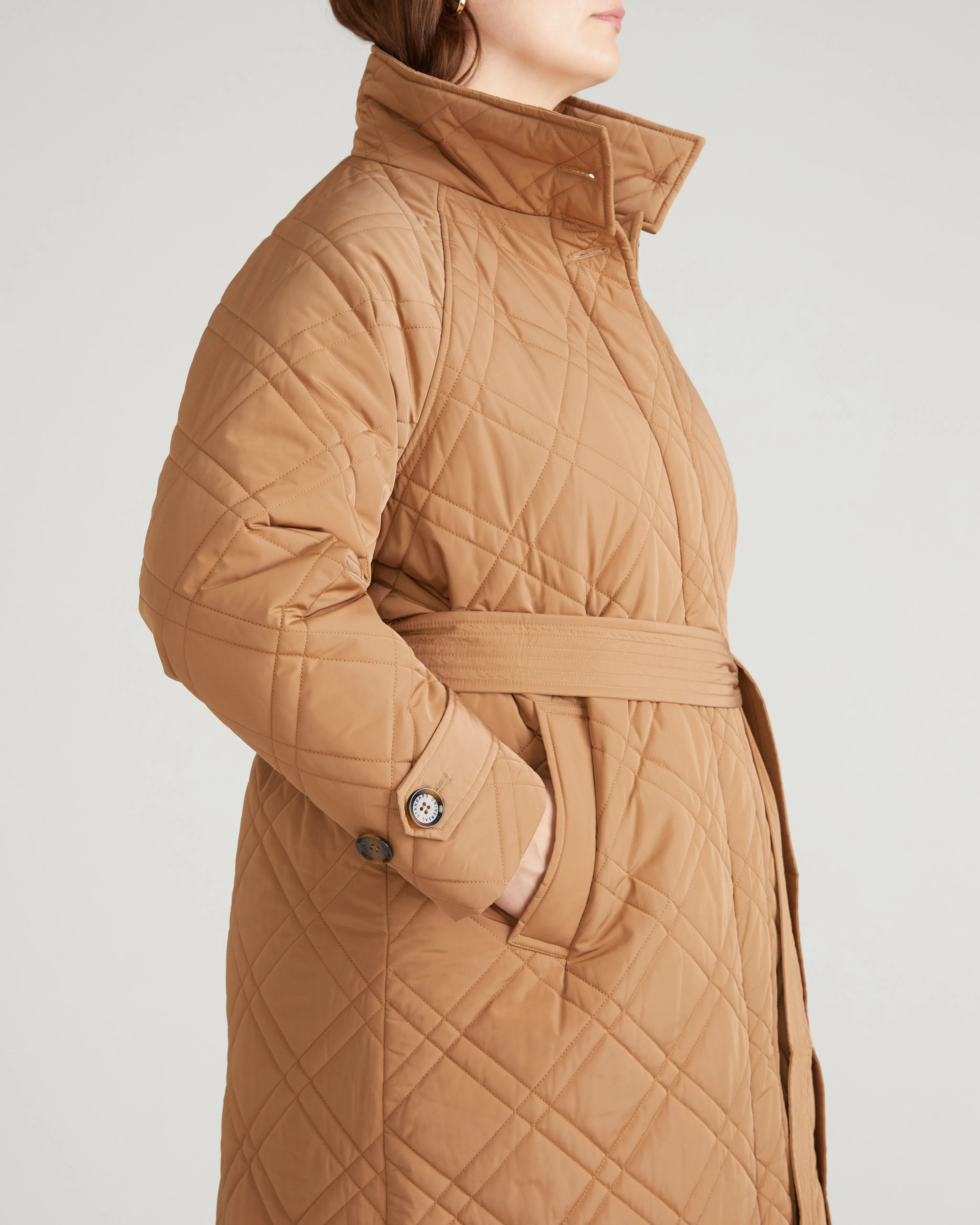 Nehra Quilted Coat - Classic Camel sold by Universal Standard product image thumbnail 3