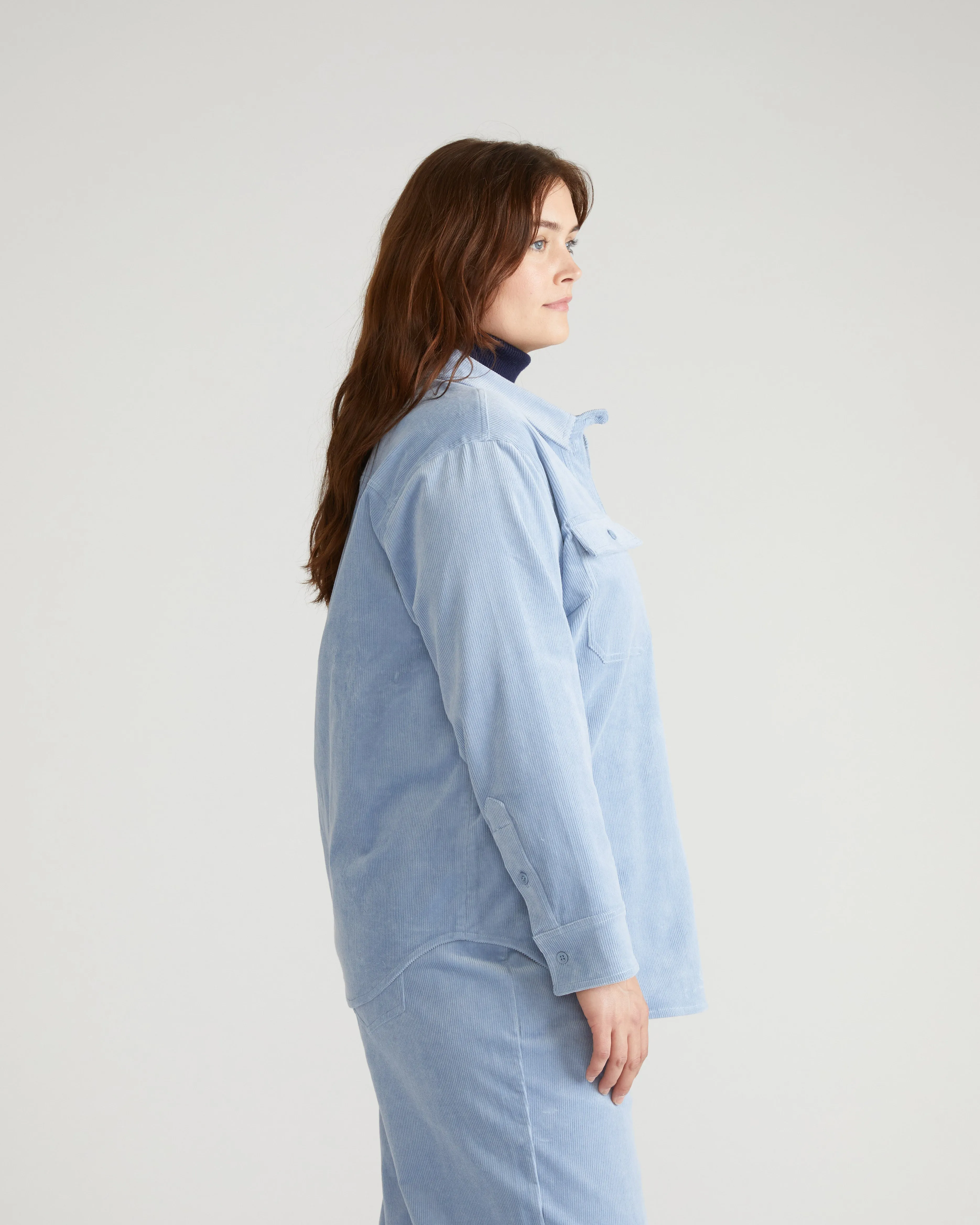 Corduroy Greenwich Jacket - Washed Rain sold by Universal Standard product image thumbnail 5