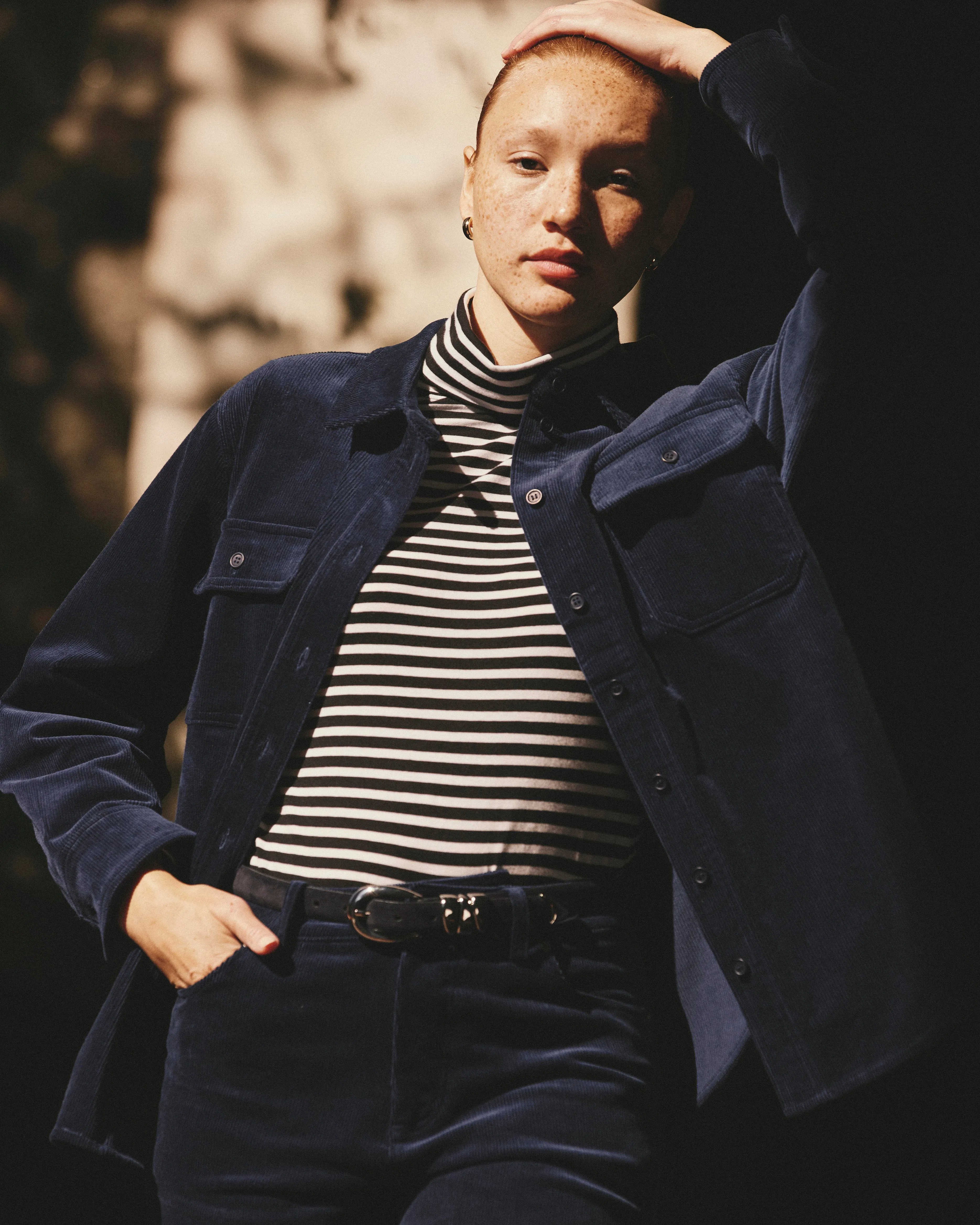 Corduroy Greenwich Jacket - Pageant Blue sold by Universal Standard product image thumbnail 3