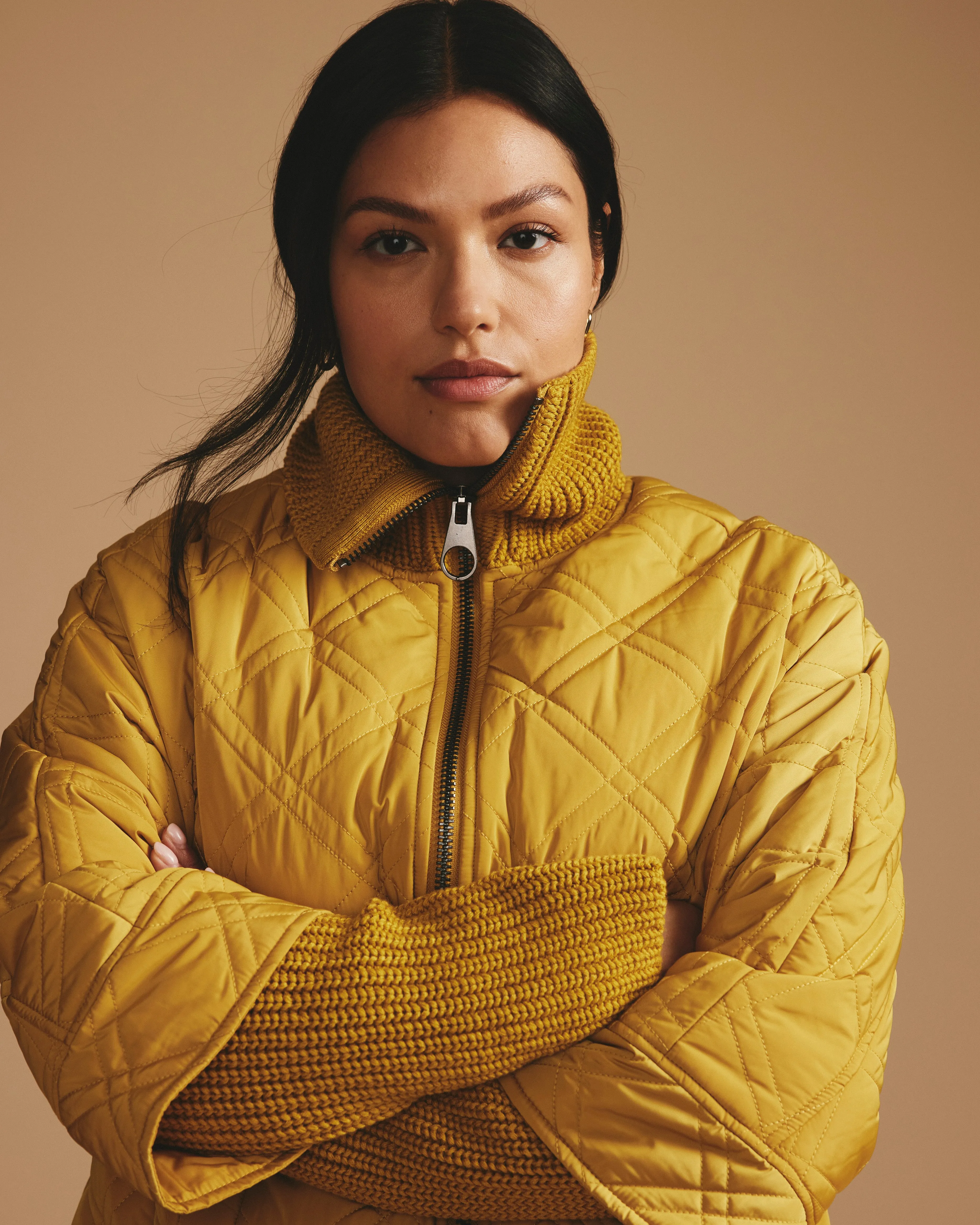 Arcadia Puffer Coat - Mustard sold by Universal Standard product image thumbnail 2