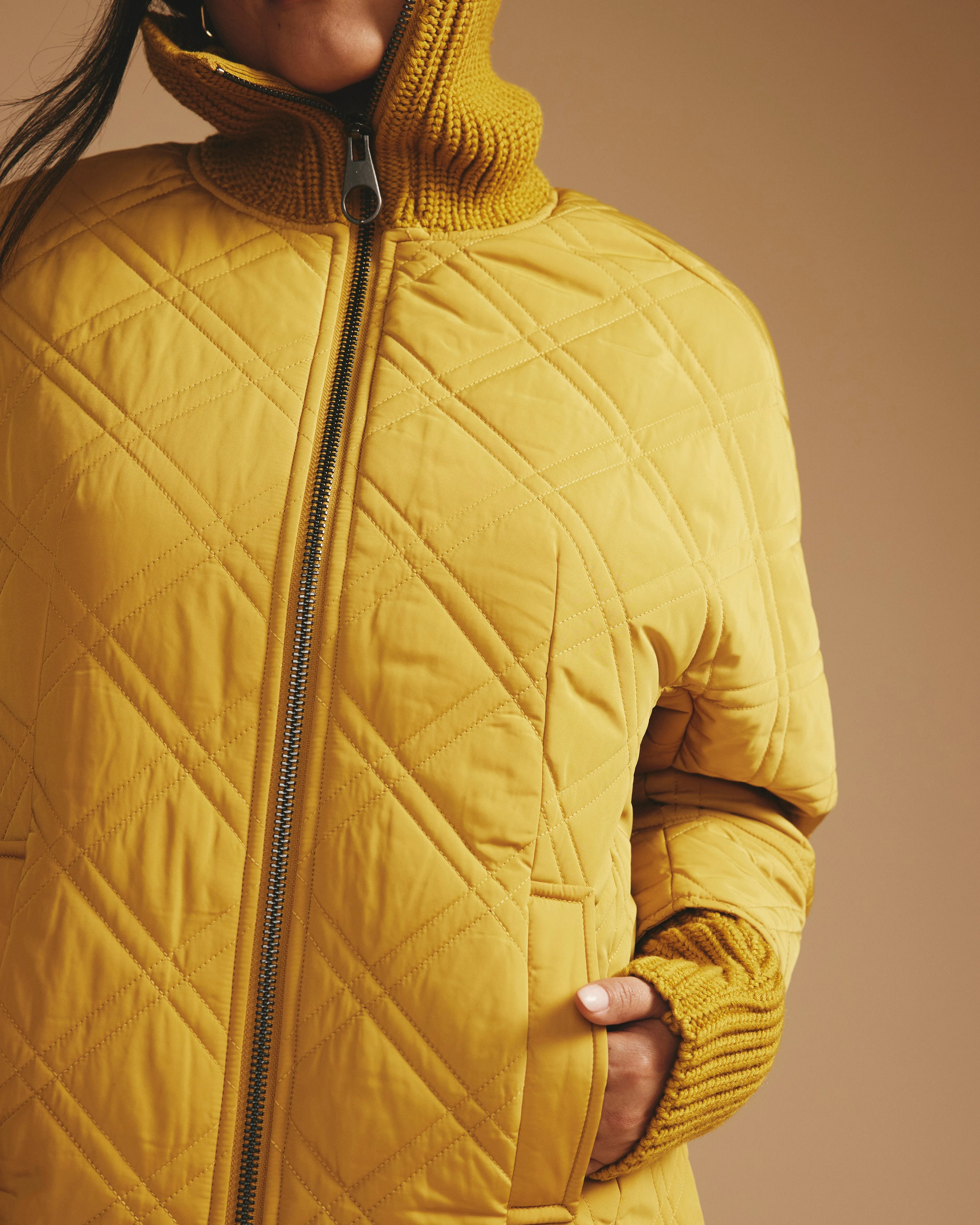 Arcadia Puffer Coat - Mustard sold by Universal Standard product image thumbnail 4