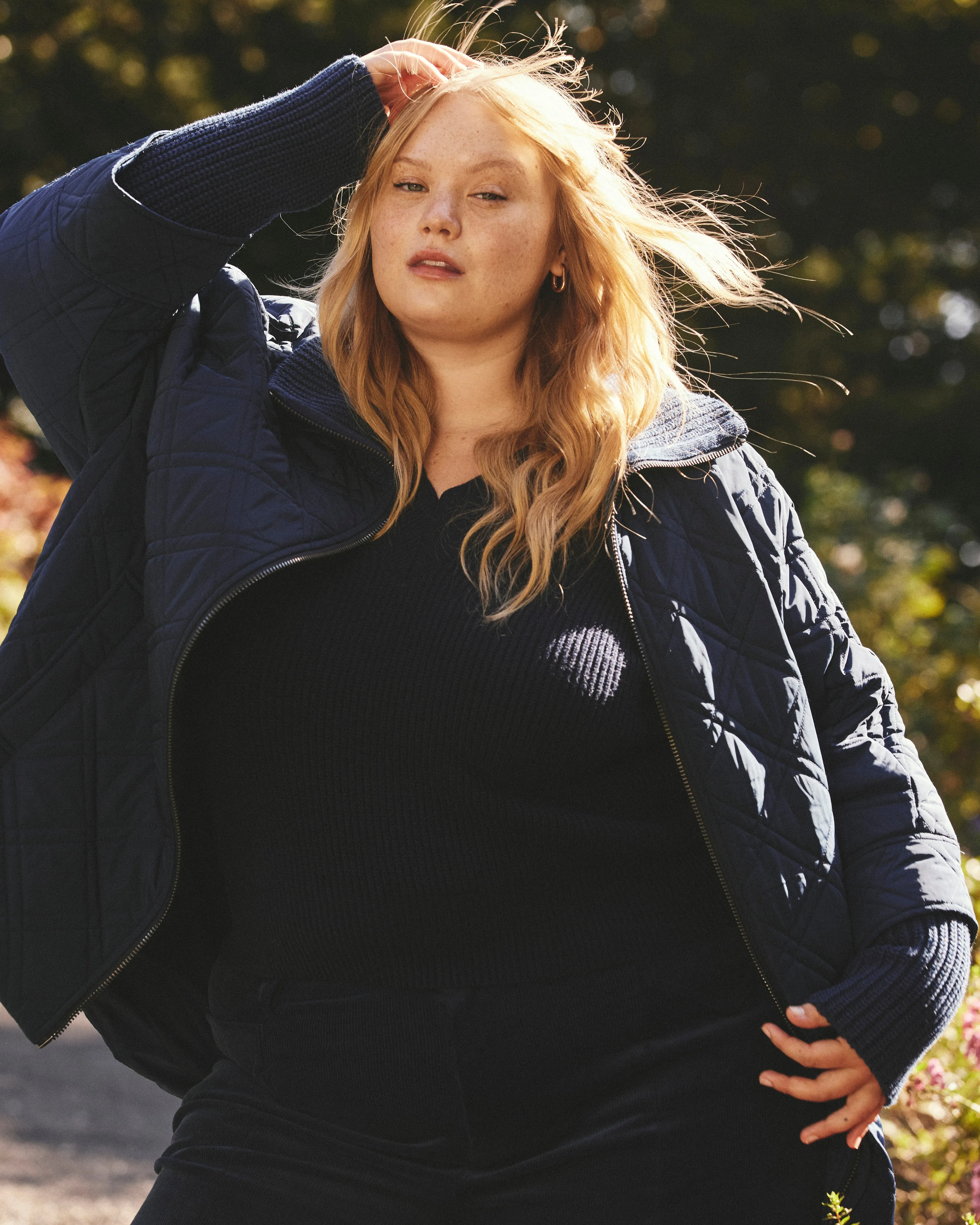 Arcadia Puffer Coat - Pageant Blue sold by Universal Standard