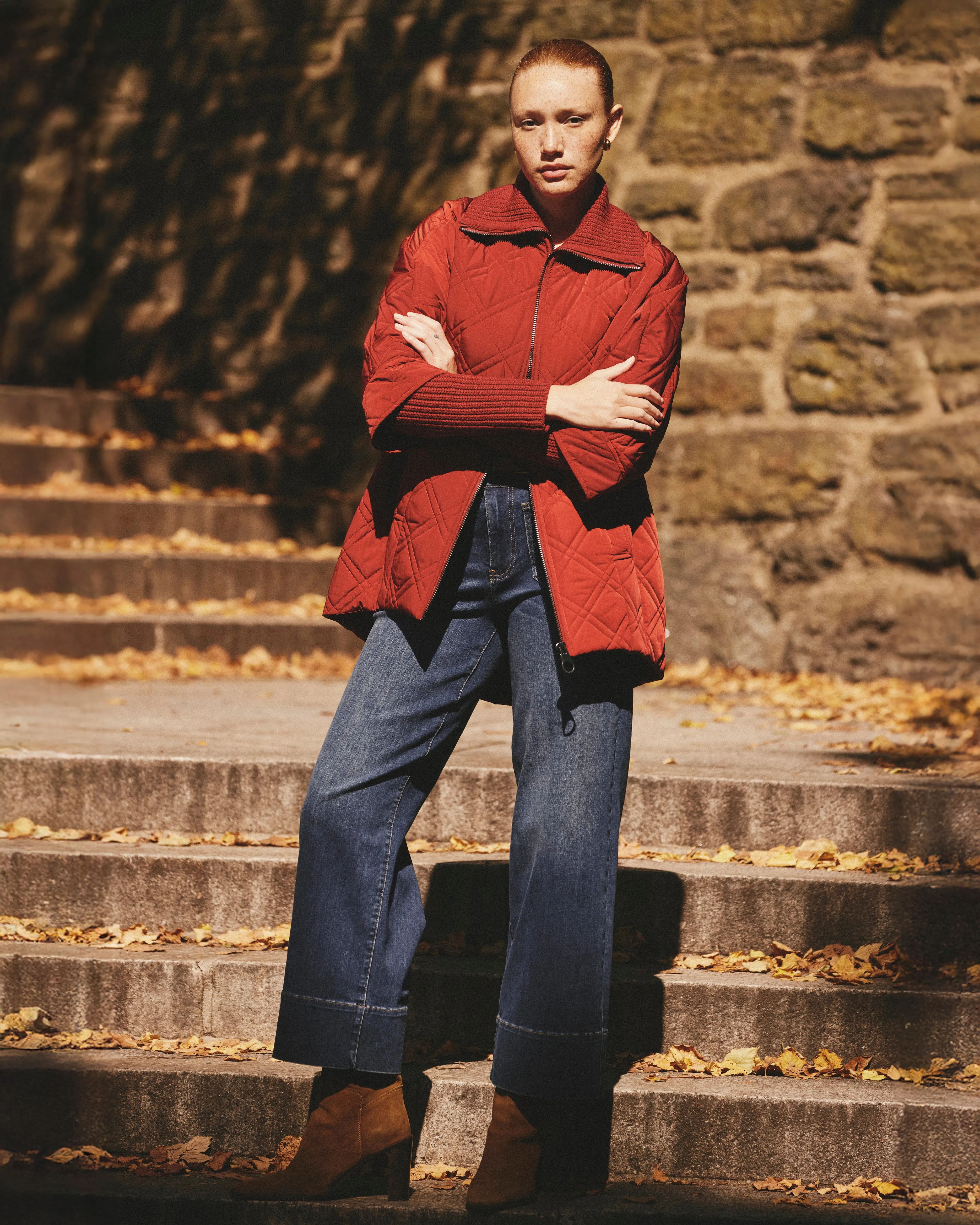 Arcadia Puffer Coat - Autumnal Red sold by Universal Standard product image thumbnail 5