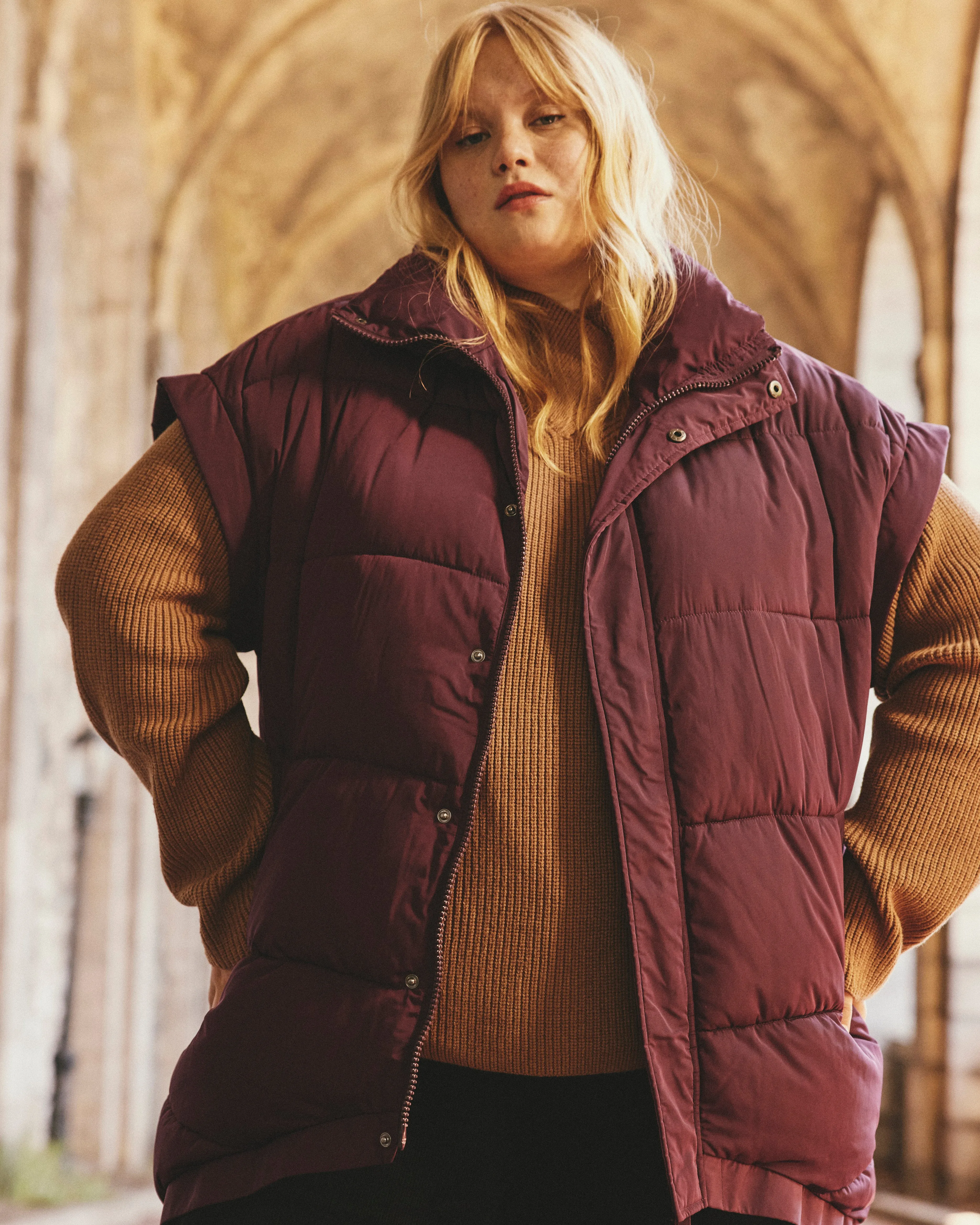 Paparazzi Puffer Vest - Gamay sold by Universal Standard