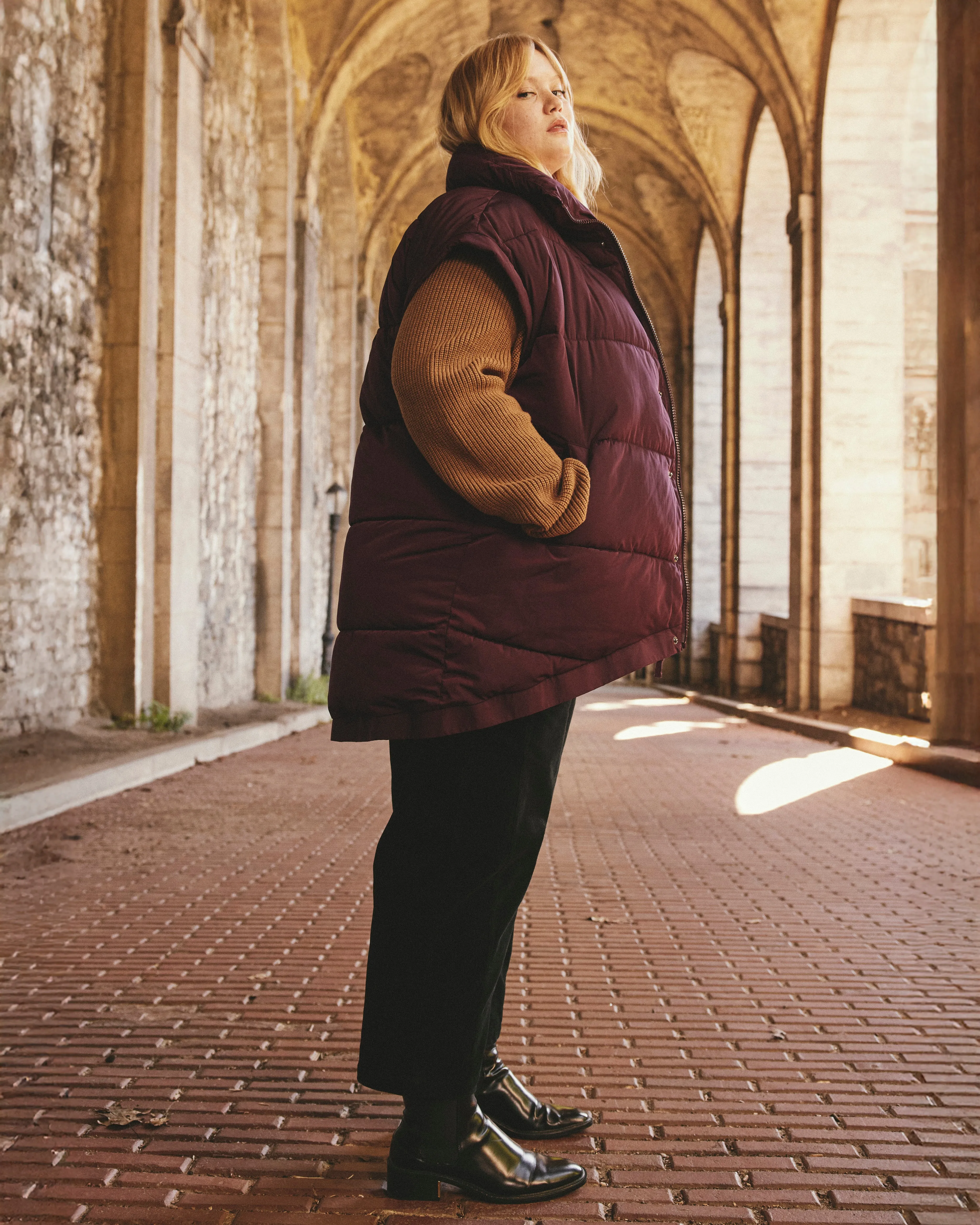 Paparazzi Puffer Vest - Gamay sold by Universal Standard product image thumbnail 3