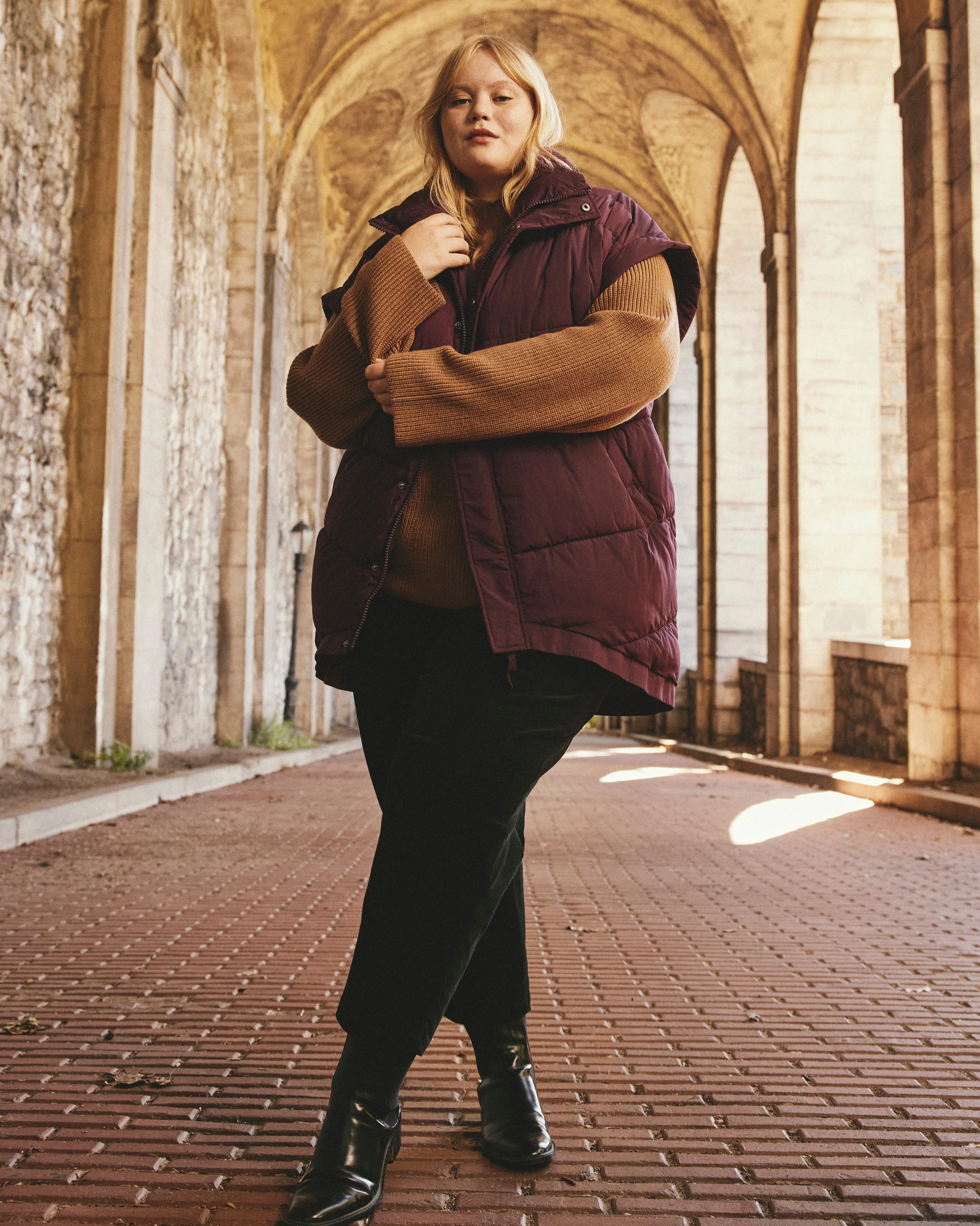 Paparazzi Puffer Vest - Gamay sold by Universal Standard product image thumbnail 2