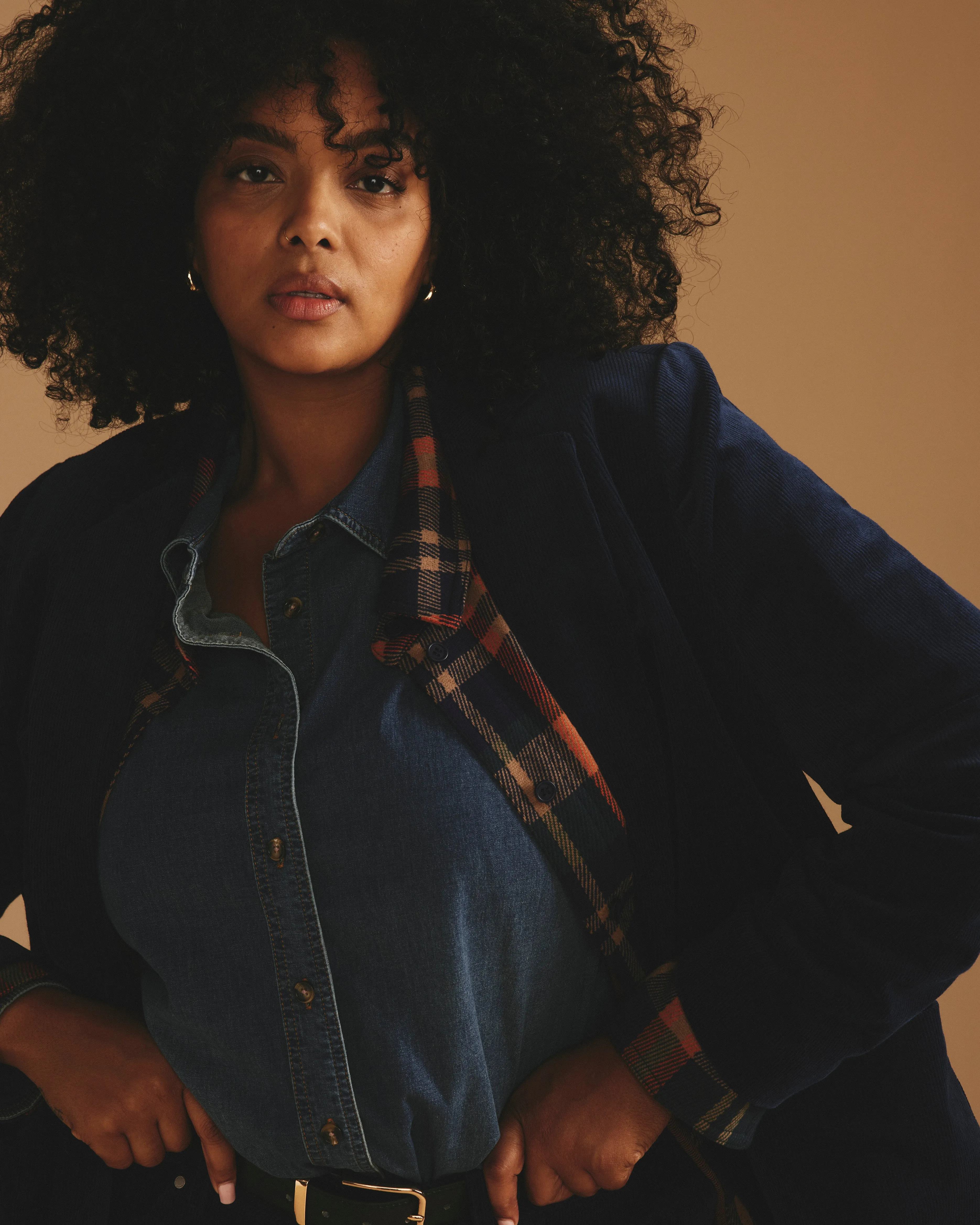 Davis Corduroy Blazer - Pageant Blue sold by Universal Standard product image thumbnail 3