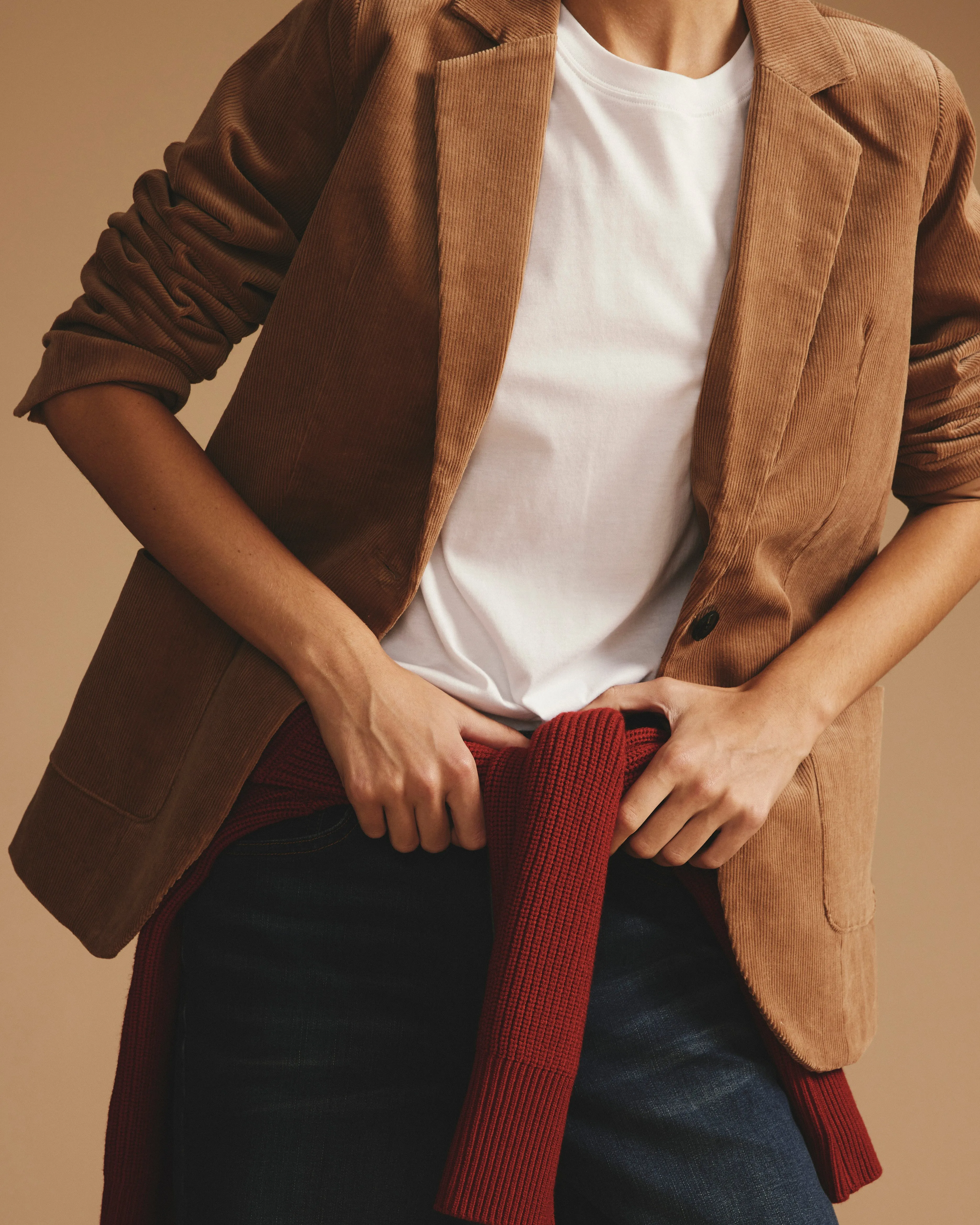 Davis Corduroy Blazer - Classic Camel sold by Universal Standard product image thumbnail 4