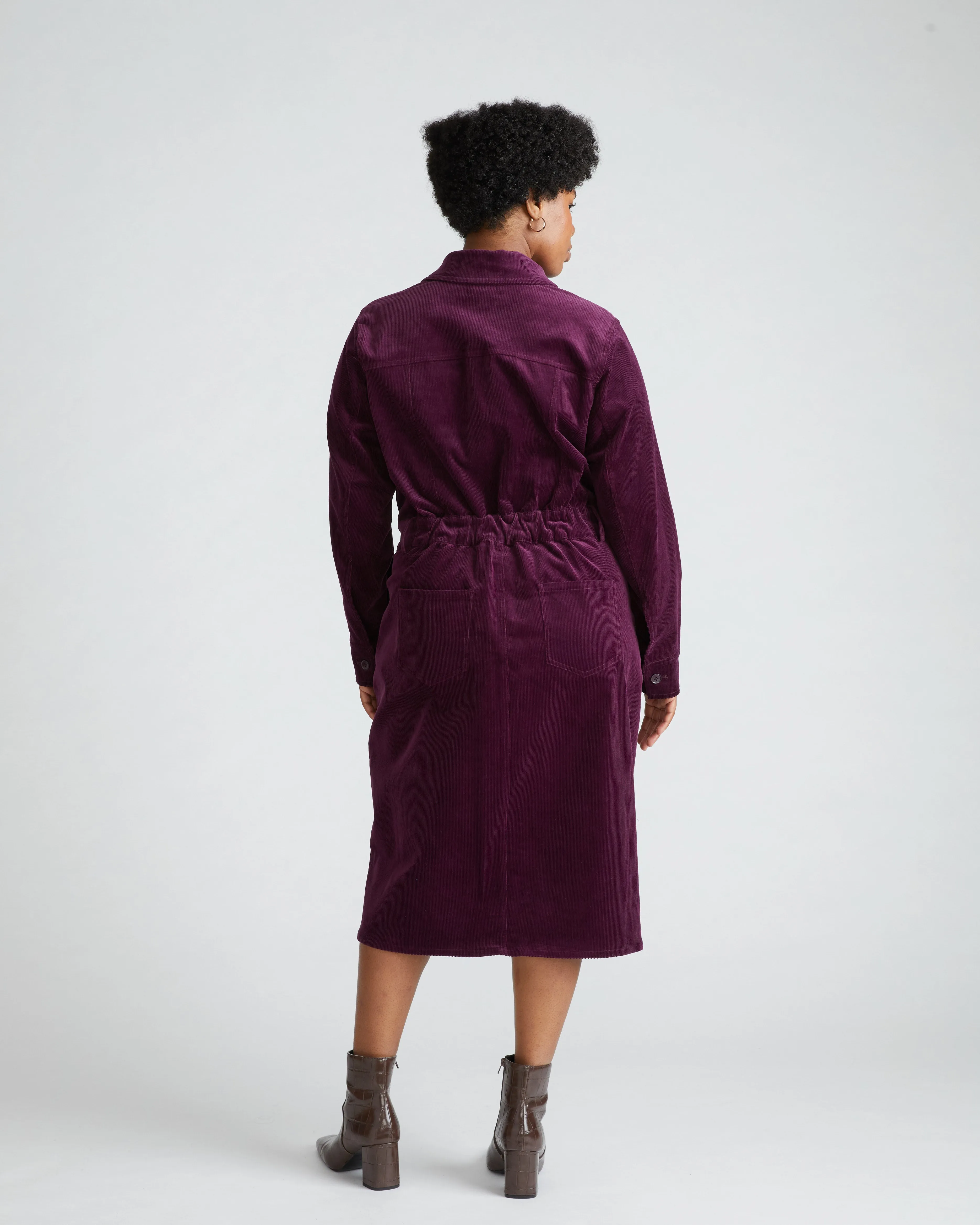 Dakota Corduroy Dress - Gamay sold by Universal Standard product image thumbnail 4