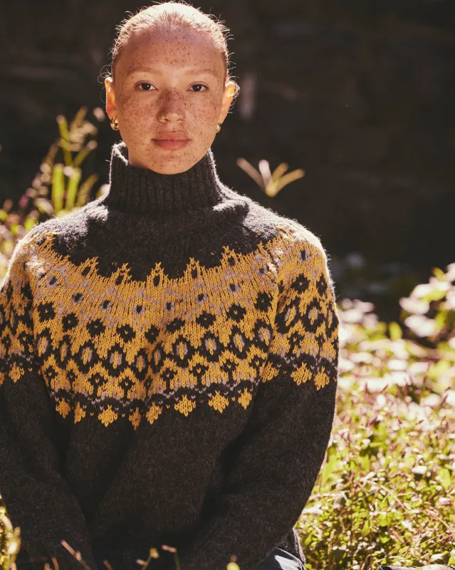 Fair Isle Sweater - Oak Leaf Fair Isle sold by Universal Standard