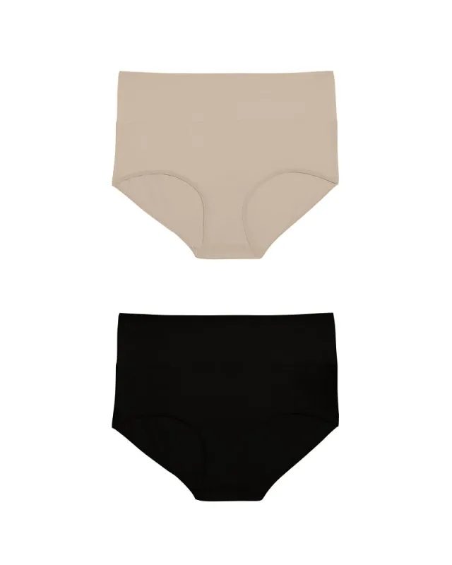 UltimateS 2-Pack Full Coverage High Rise Brief Bundle sold by Universal Standard