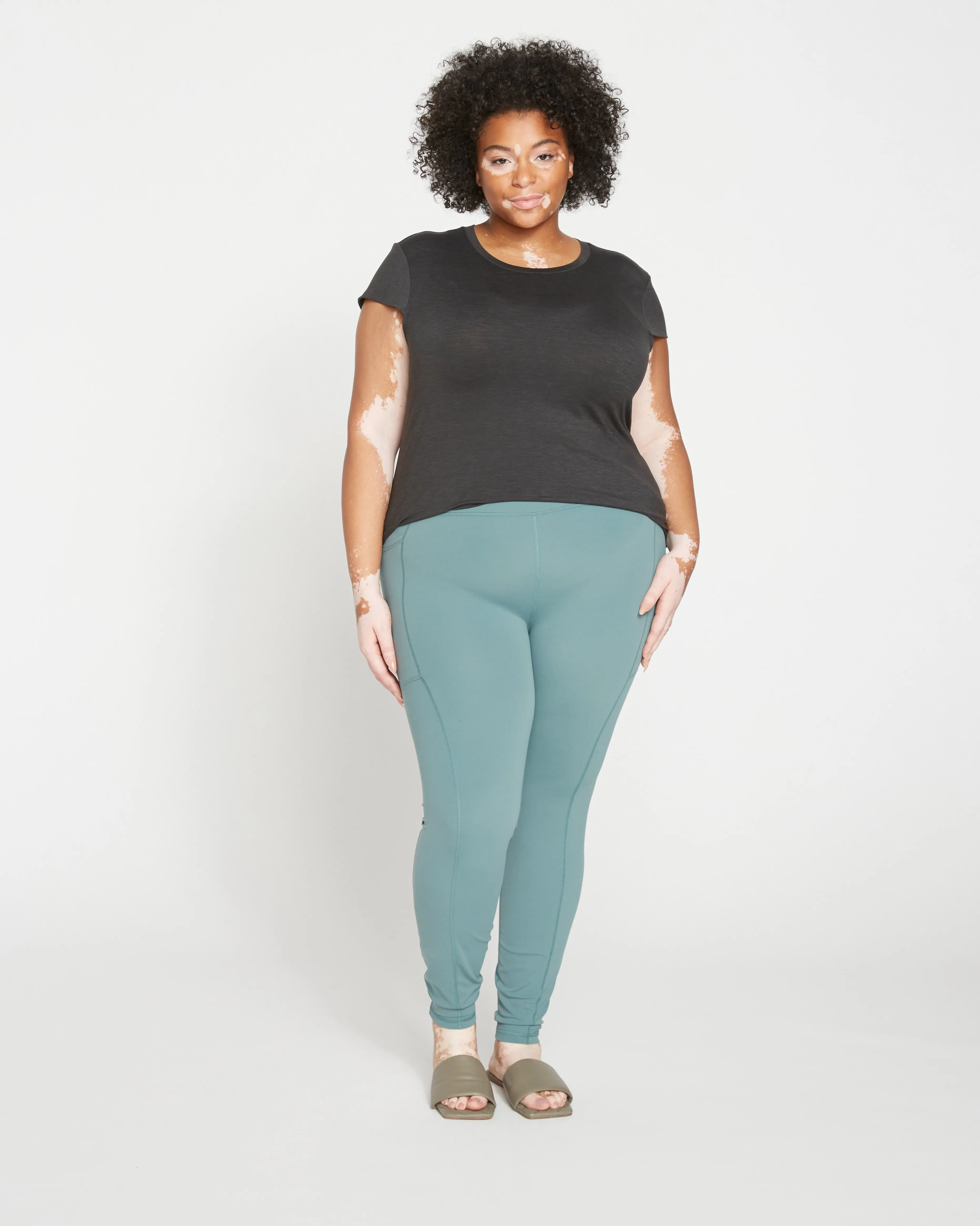 AirKnit All Day Tee - Black sold by Universal Standard product image thumbnail 2