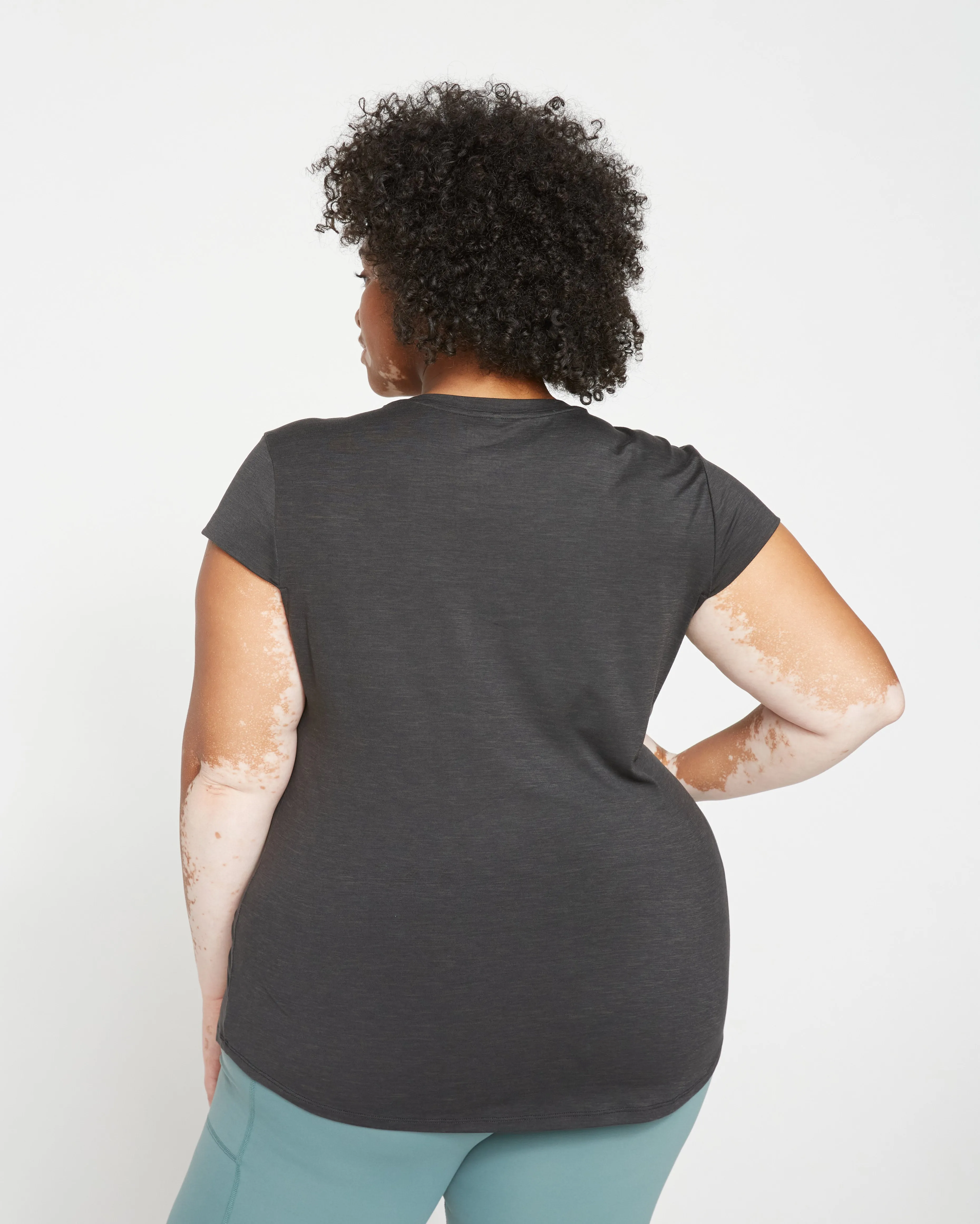 AirKnit All Day Tee - Black sold by Universal Standard product image thumbnail 4