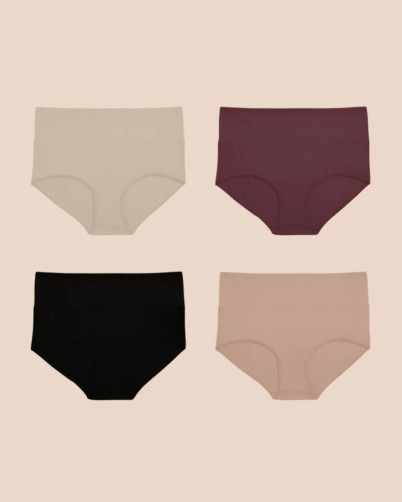 UltimateS 4-Pack Full Coverage High Rise Brief Bundle sold by Universal Standard