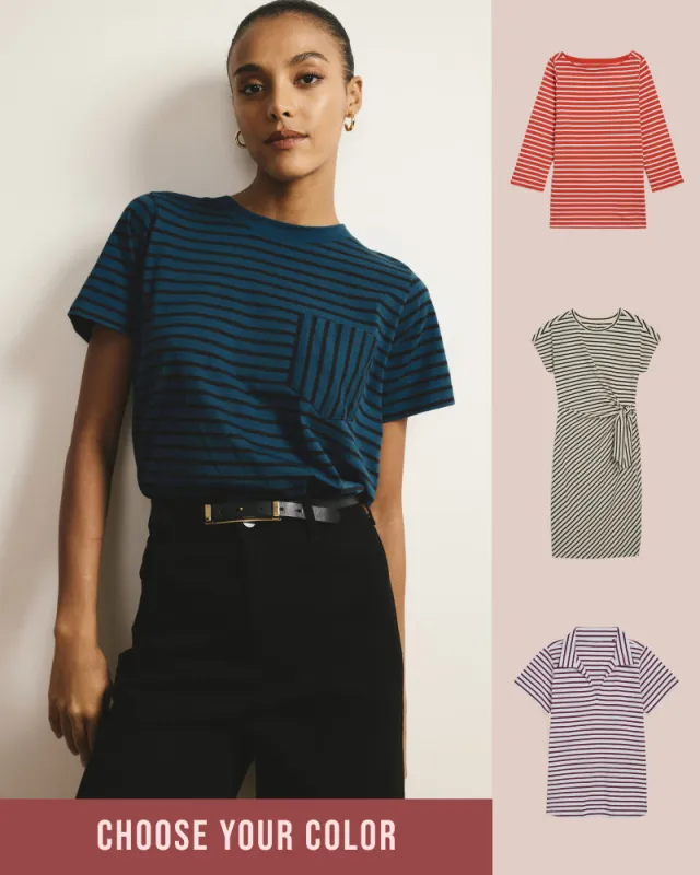 Breton Stripe Bundle sold by Universal Standard