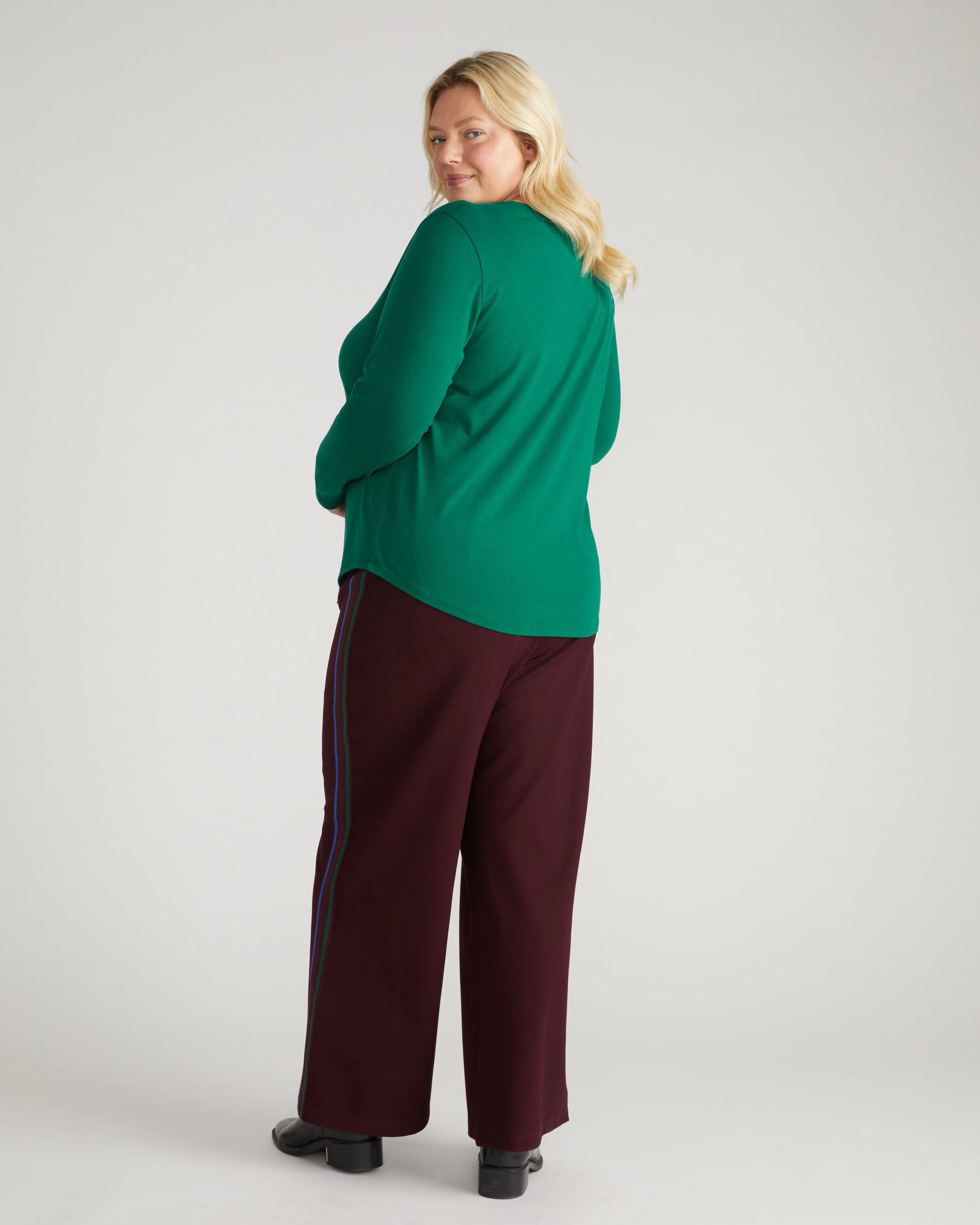 Long Sleeve Tee Rex - Aventurine sold by Universal Standard product image thumbnail 4