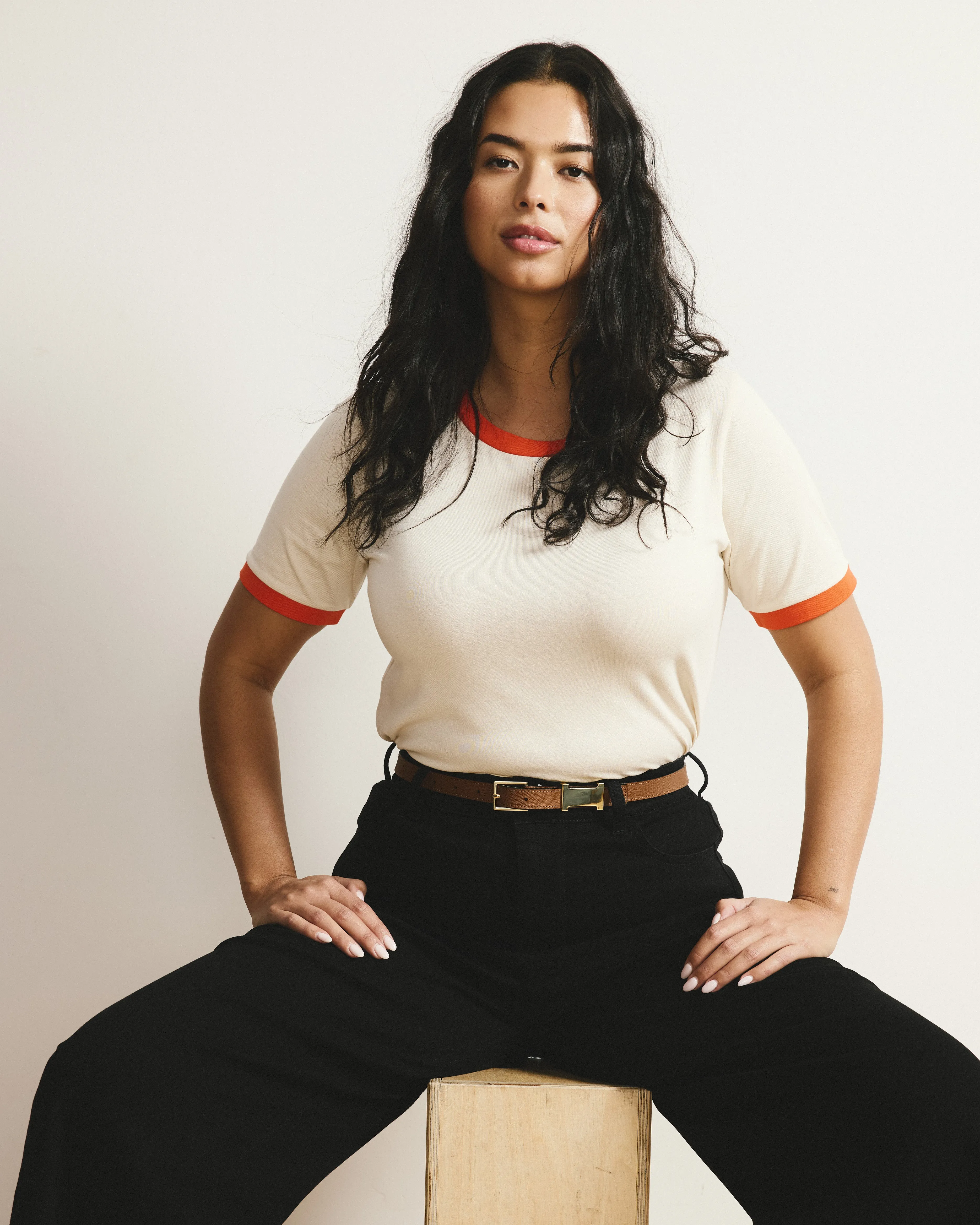 Tee Rex - Chamomile/Poppy Trim sold by Universal Standard product image thumbnail 4