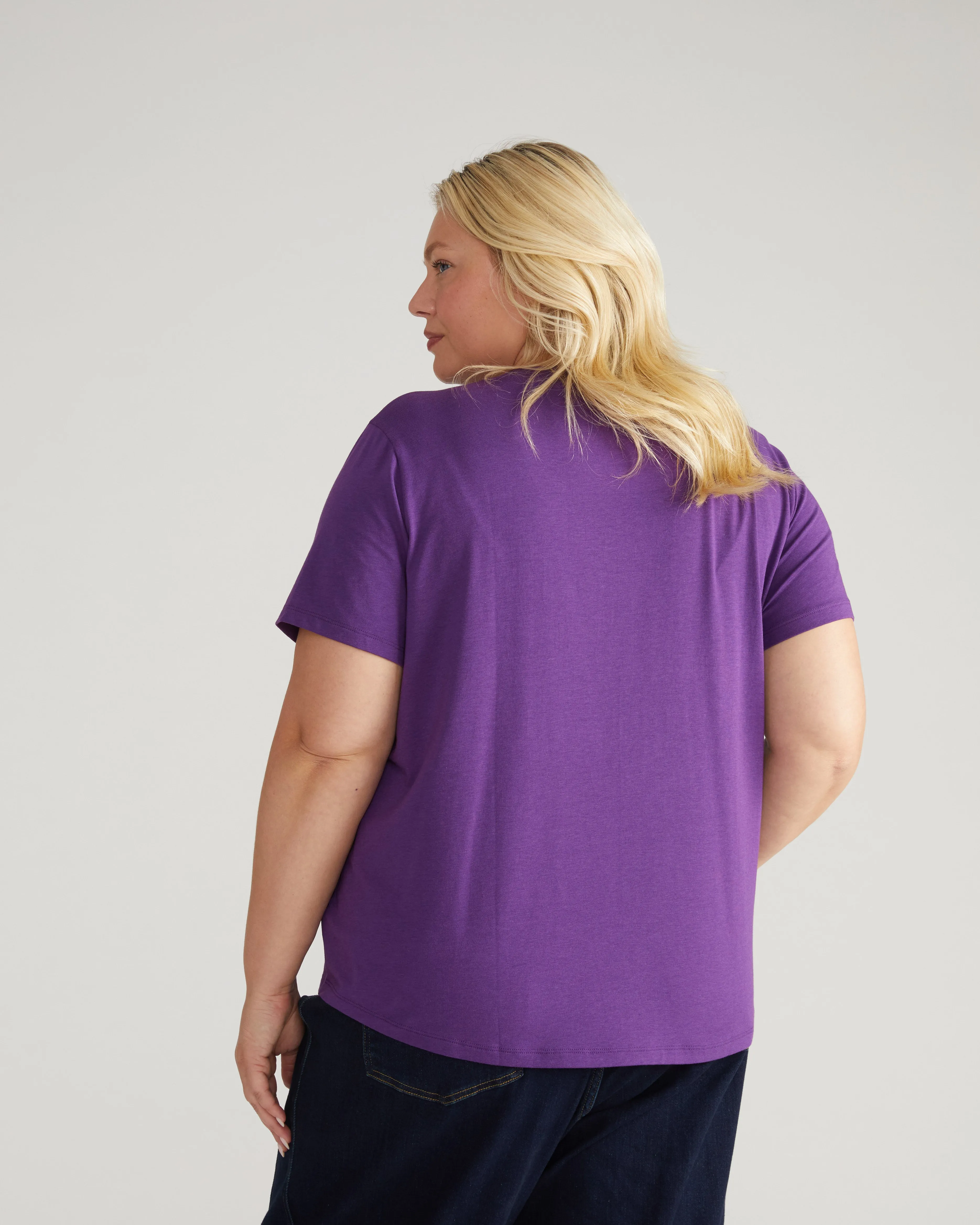 Garcon Tee - Grape sold by Universal Standard product image thumbnail 4