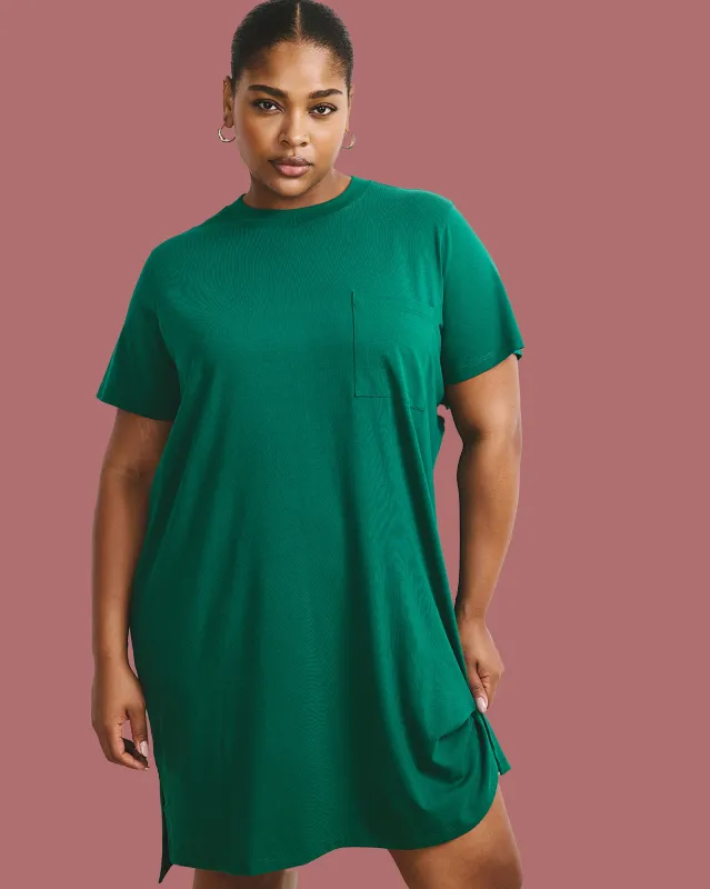 Garcon Tee Dress - Aventurine sold by Universal Standard