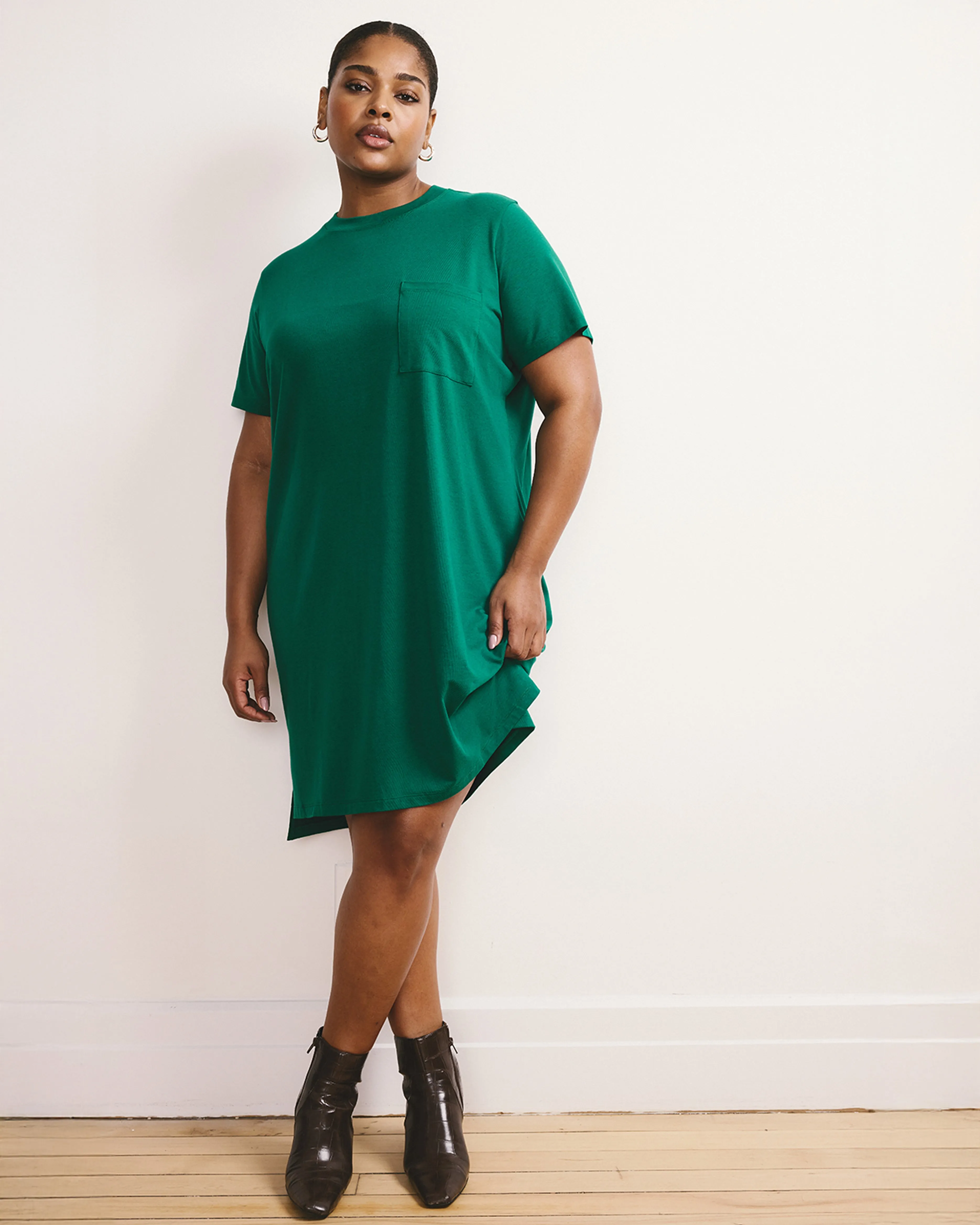 Garcon Tee Dress - Aventurine sold by Universal Standard product image thumbnail 4