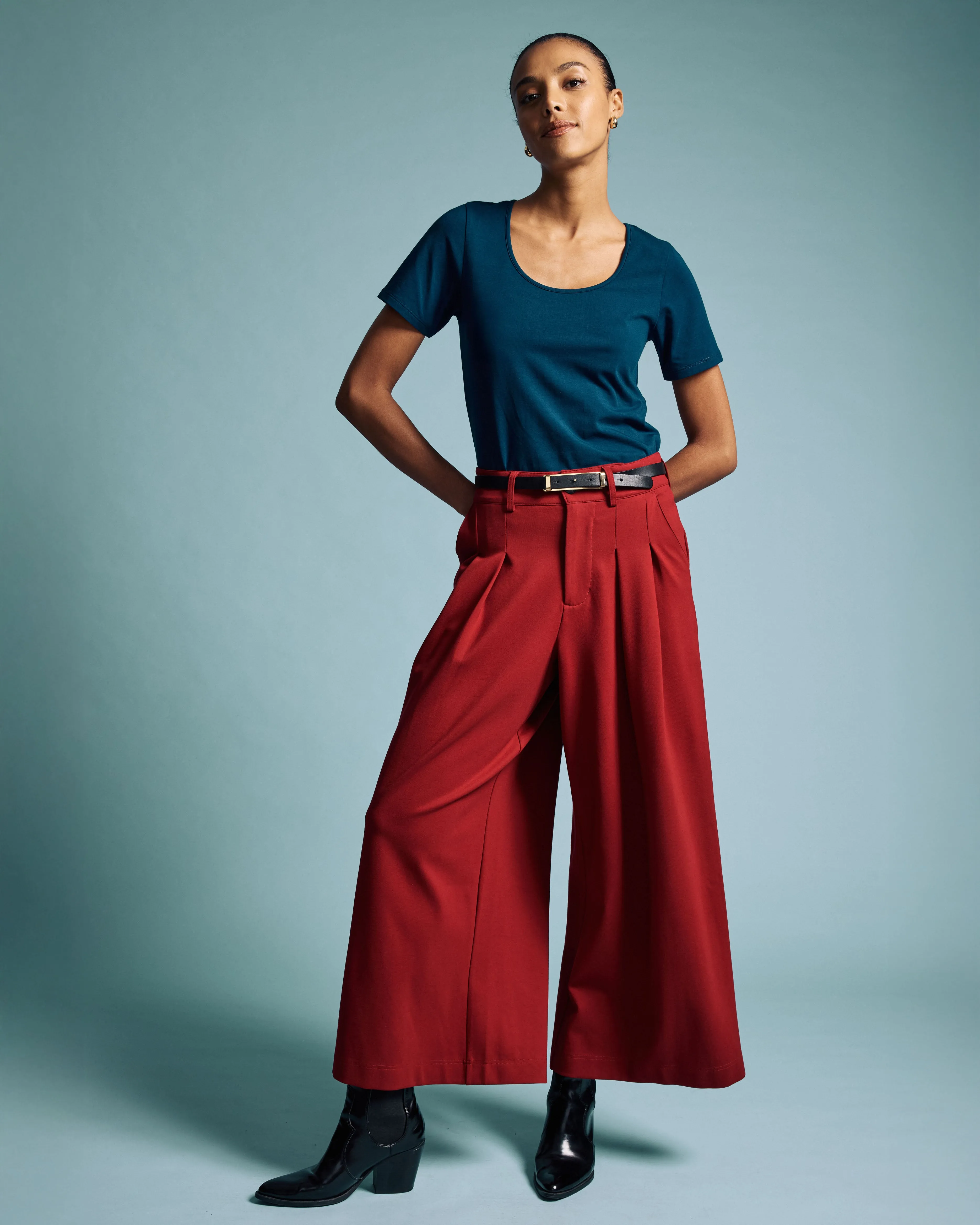 Scoop Neck Tee - Pageant Blue sold by Universal Standard product image thumbnail 2