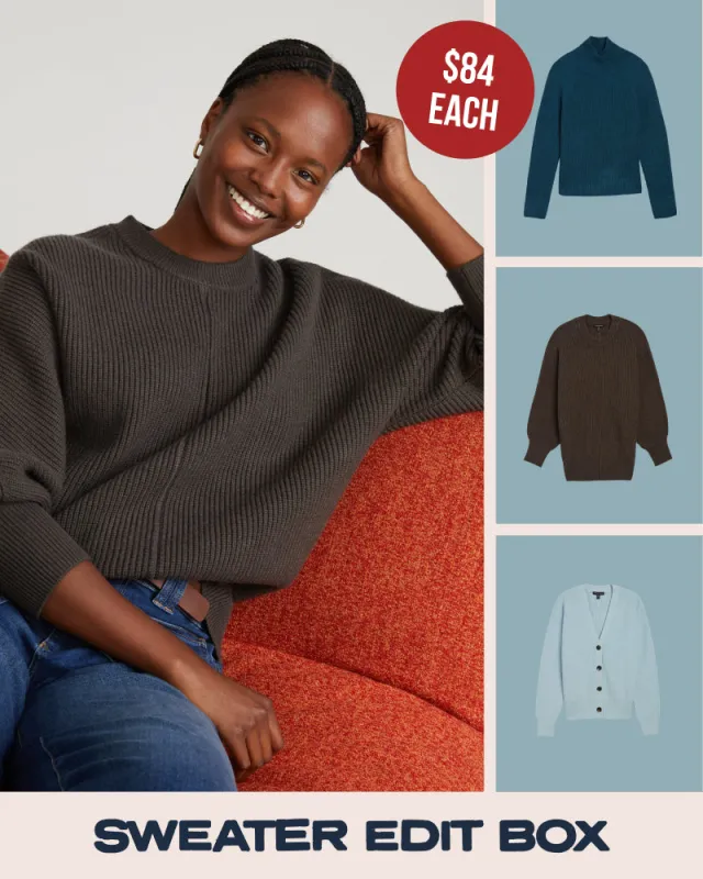 Sweater Edit Box made by Universal Standard