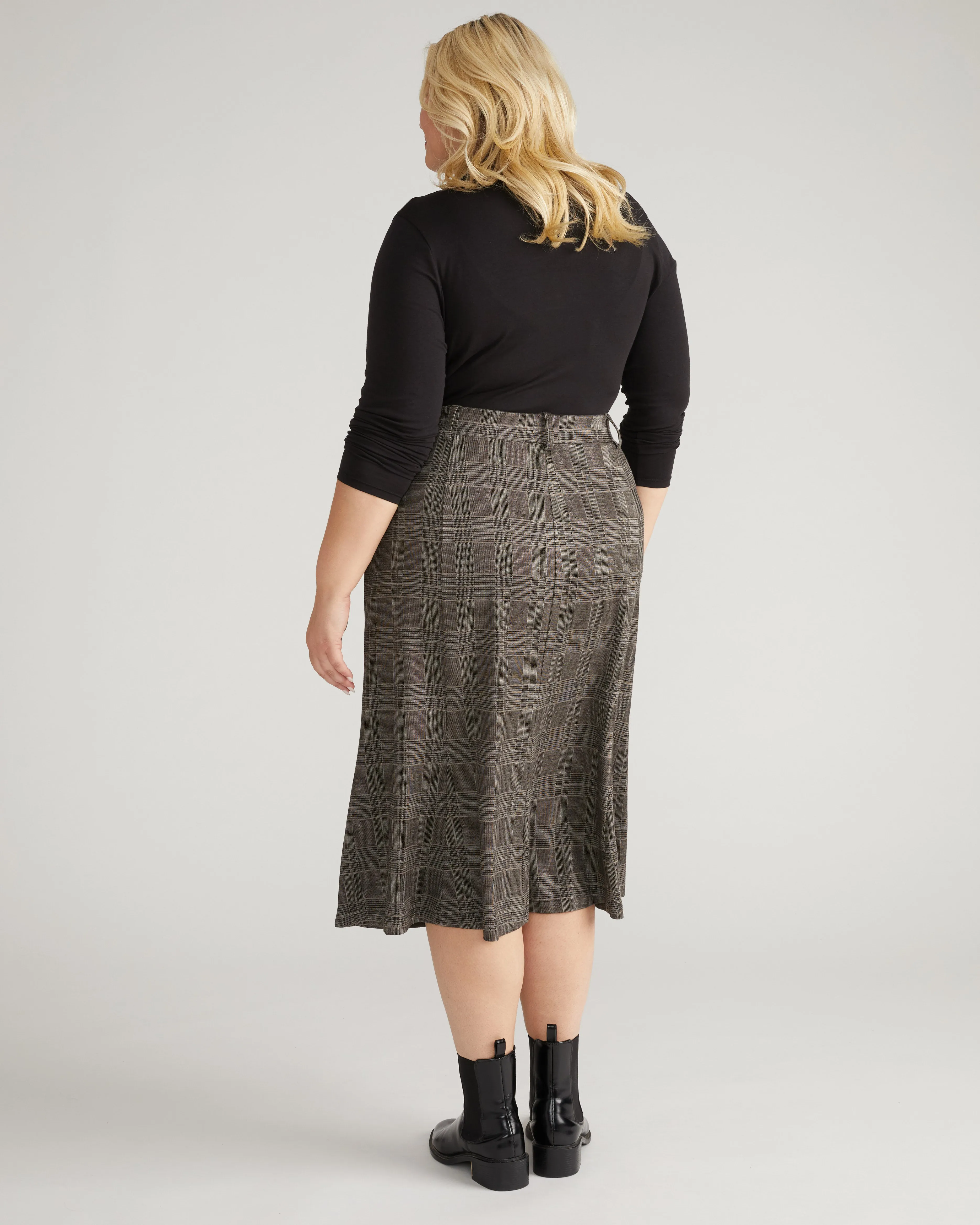 Carla Ponte Skirt - British Plaid sold by Universal Standard product image thumbnail 4