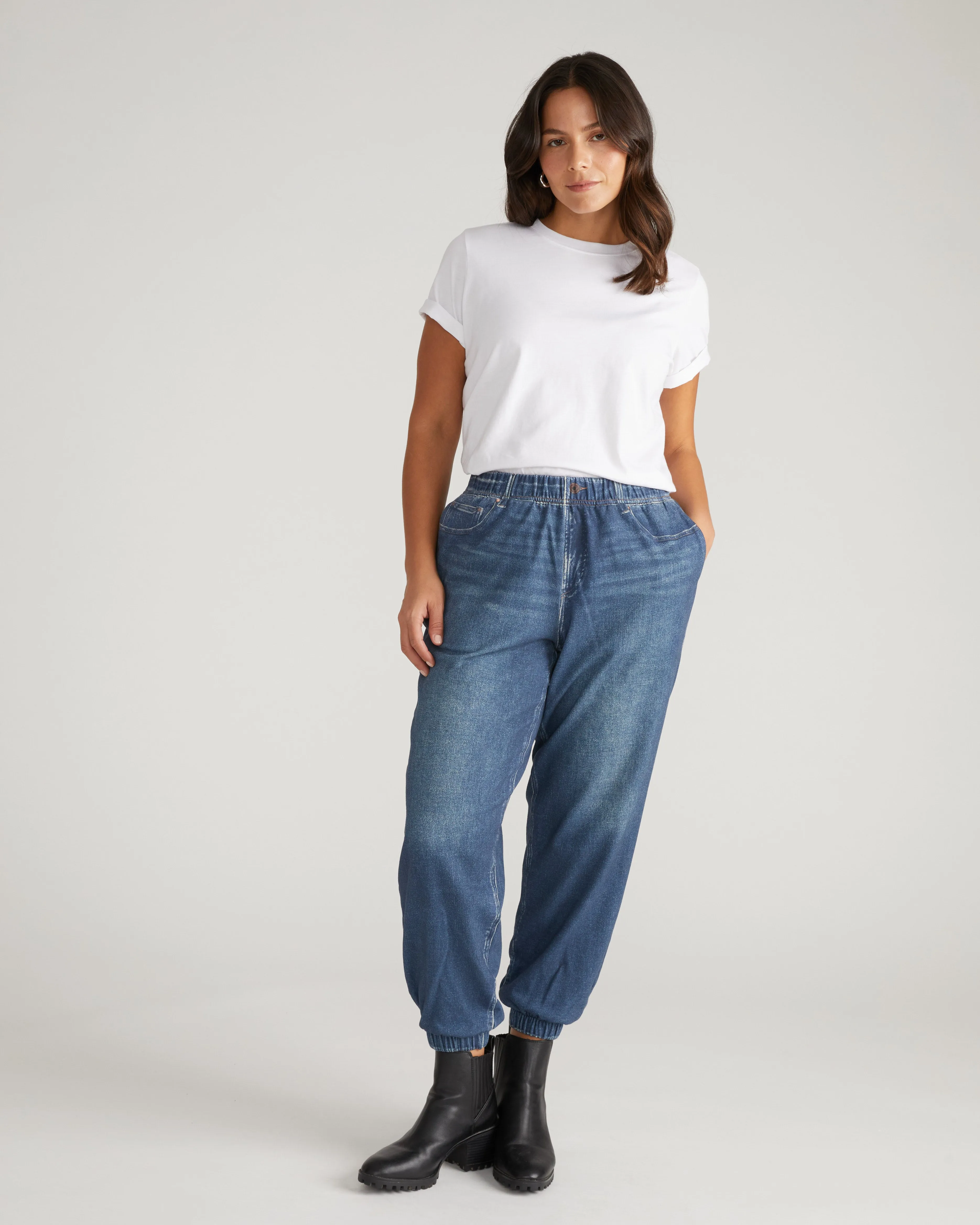 Sweatpant Jogger Jeans - Saddle Blue sold by Universal Standard product image thumbnail 4