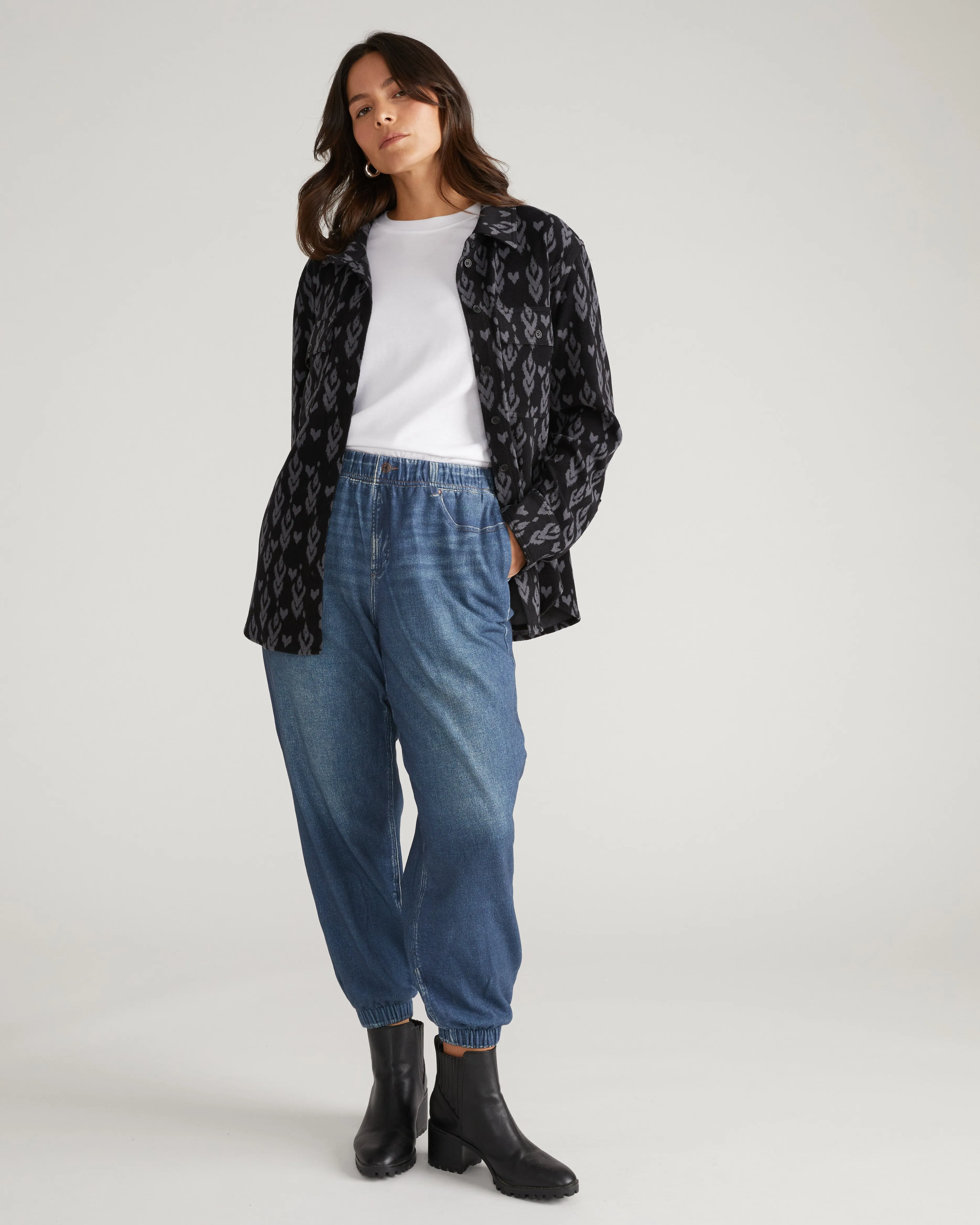 Sweatpant Jogger Jeans - Saddle Blue sold by Universal Standard product image thumbnail 5