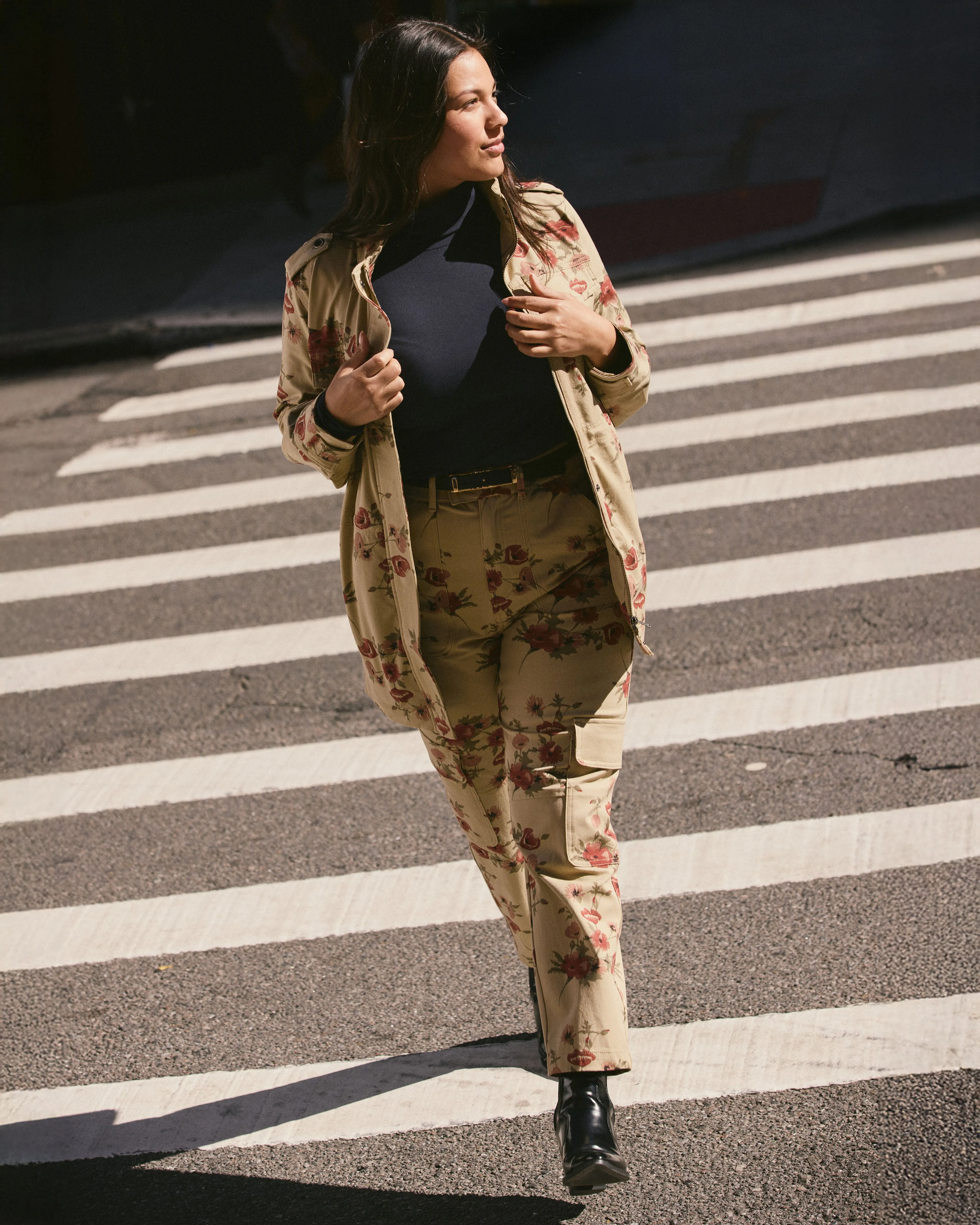 Vineyard Stretch Cotton Twill Jacket - Wild Flower Bouquet Print sold by Universal Standard product image thumbnail 2