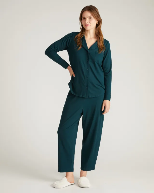 Panama Pajama Set - Deep Sea made by Universal Standard