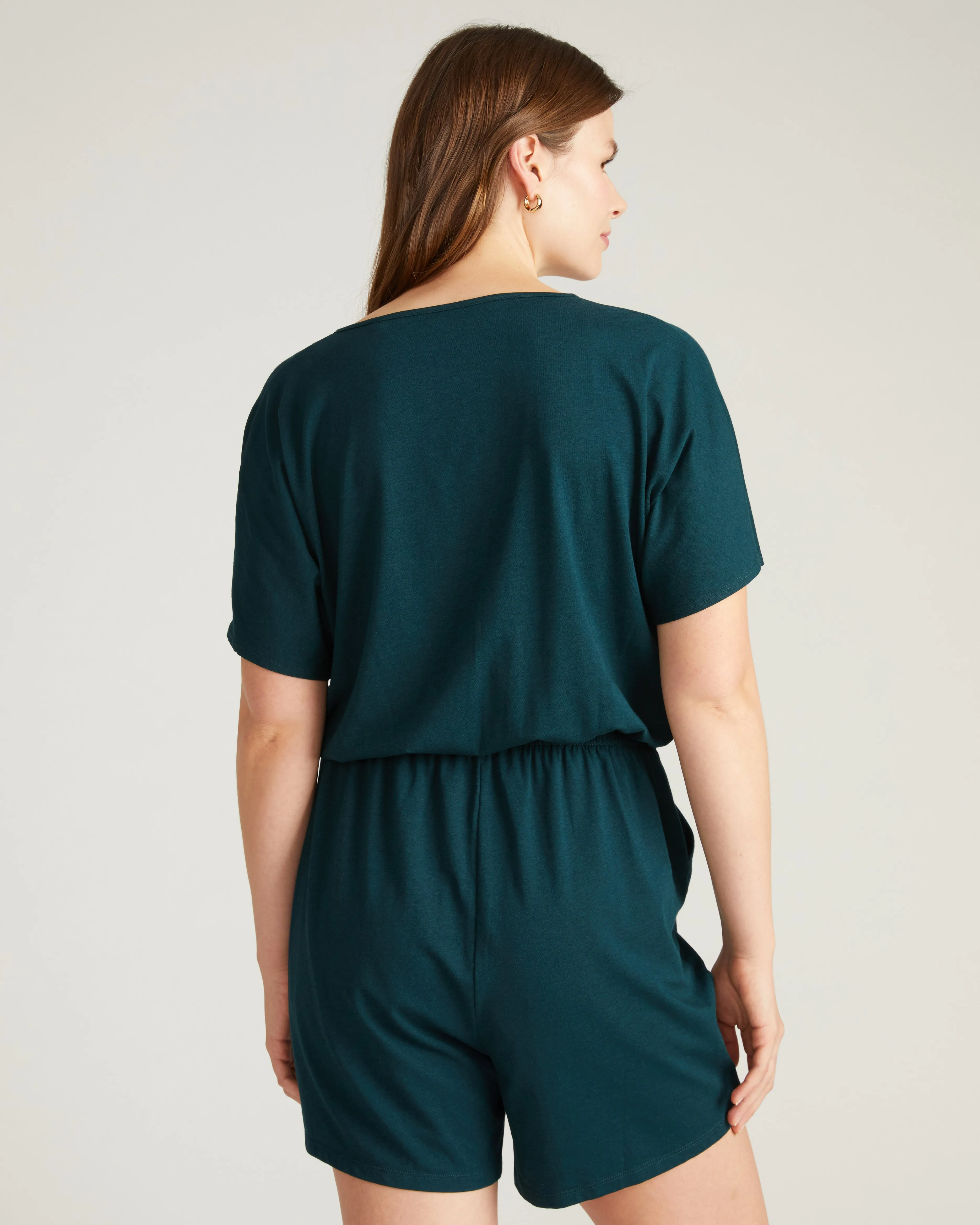 Nora Cross Front Romper - Deep Sea sold by Universal Standard product image thumbnail 4