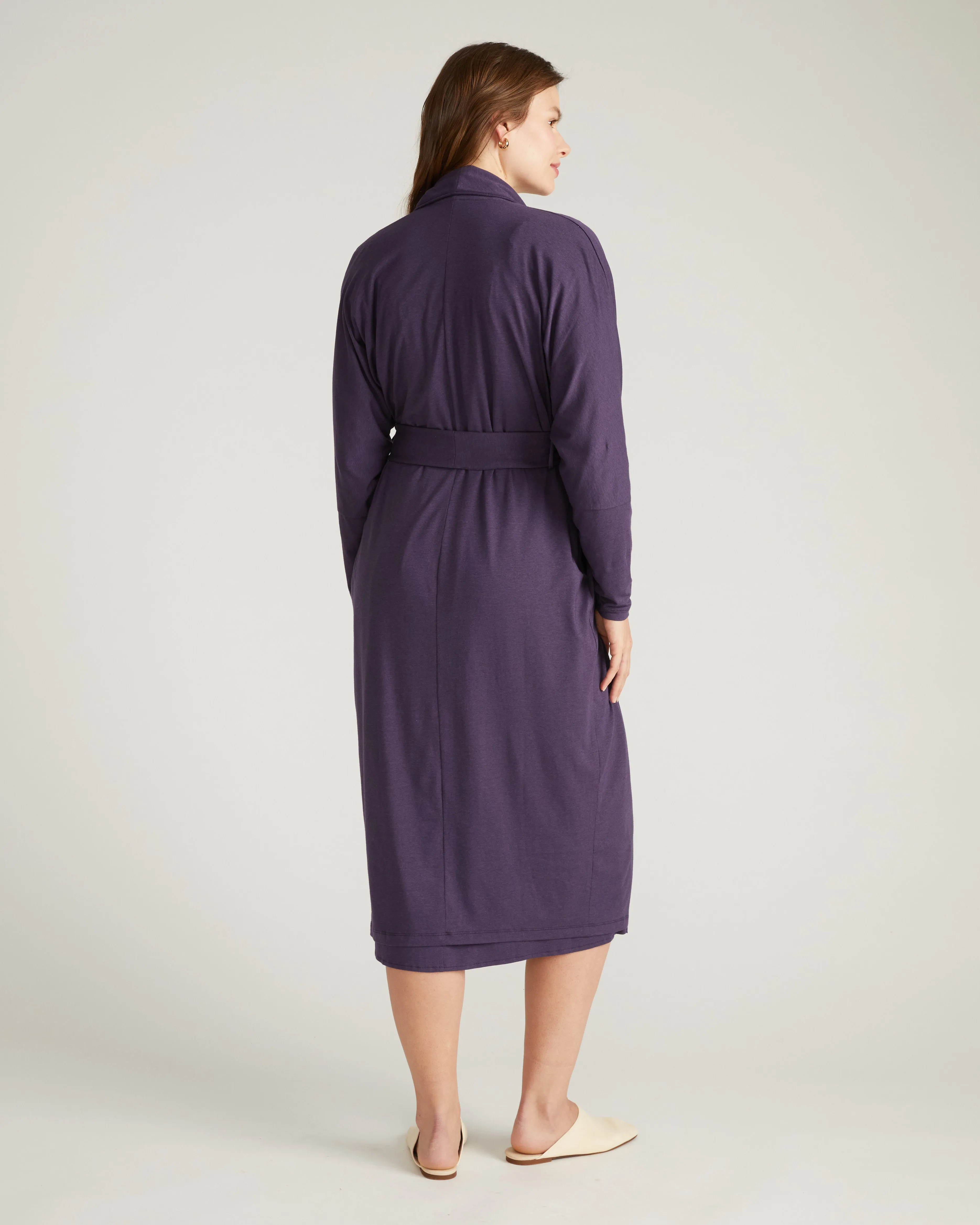 Daphne Lounge Robe - Anthracite sold by Universal Standard product image thumbnail 3