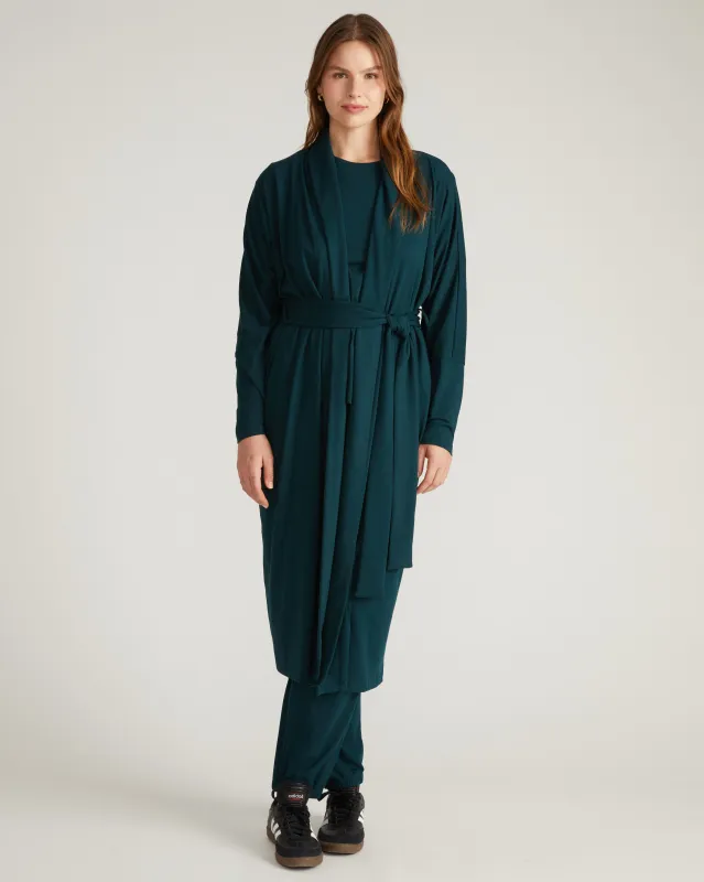Daphne Lounge Robe - Deep Sea sold by Universal Standard