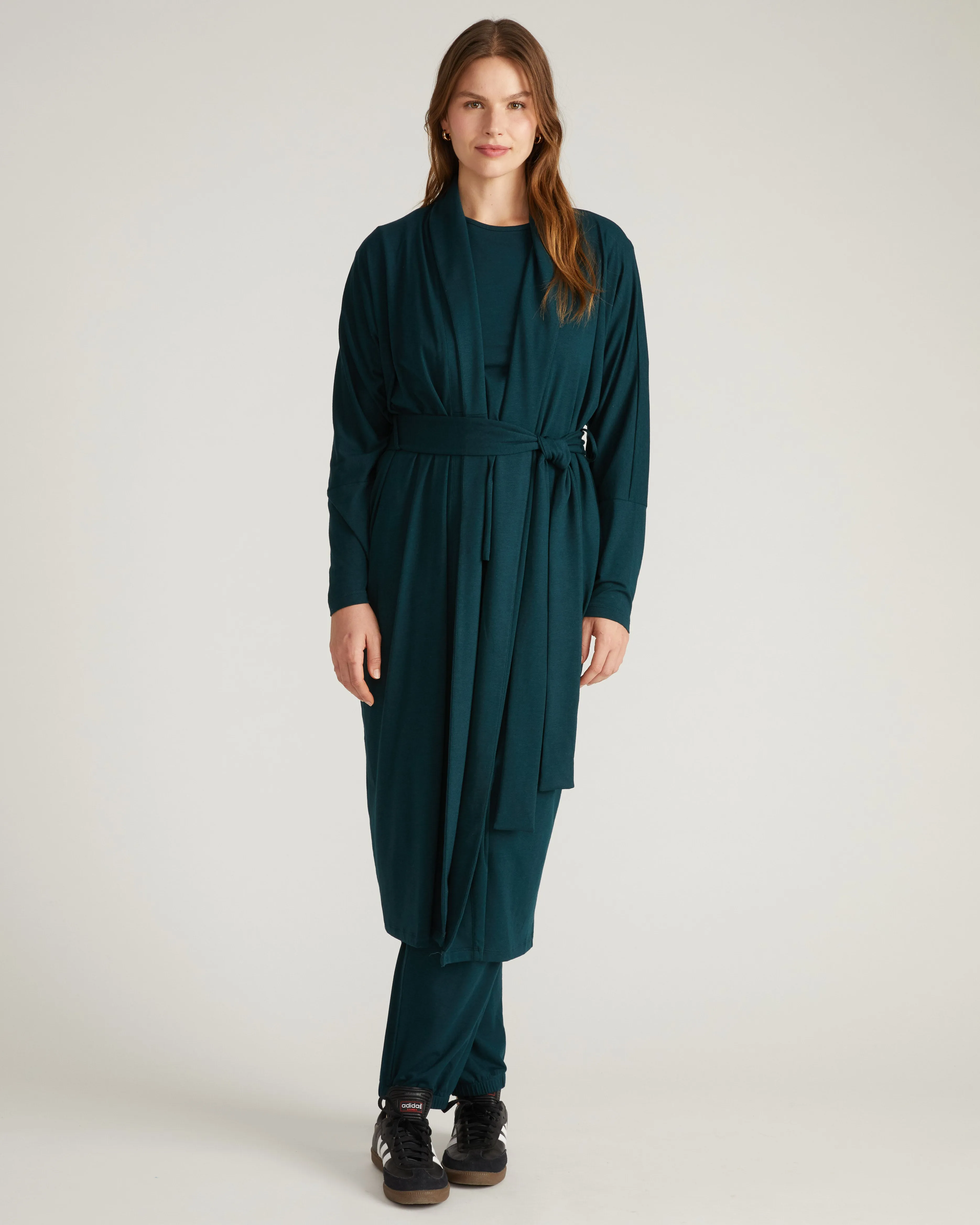 Daphne Lounge Robe - Deep Sea sold by Universal Standard
