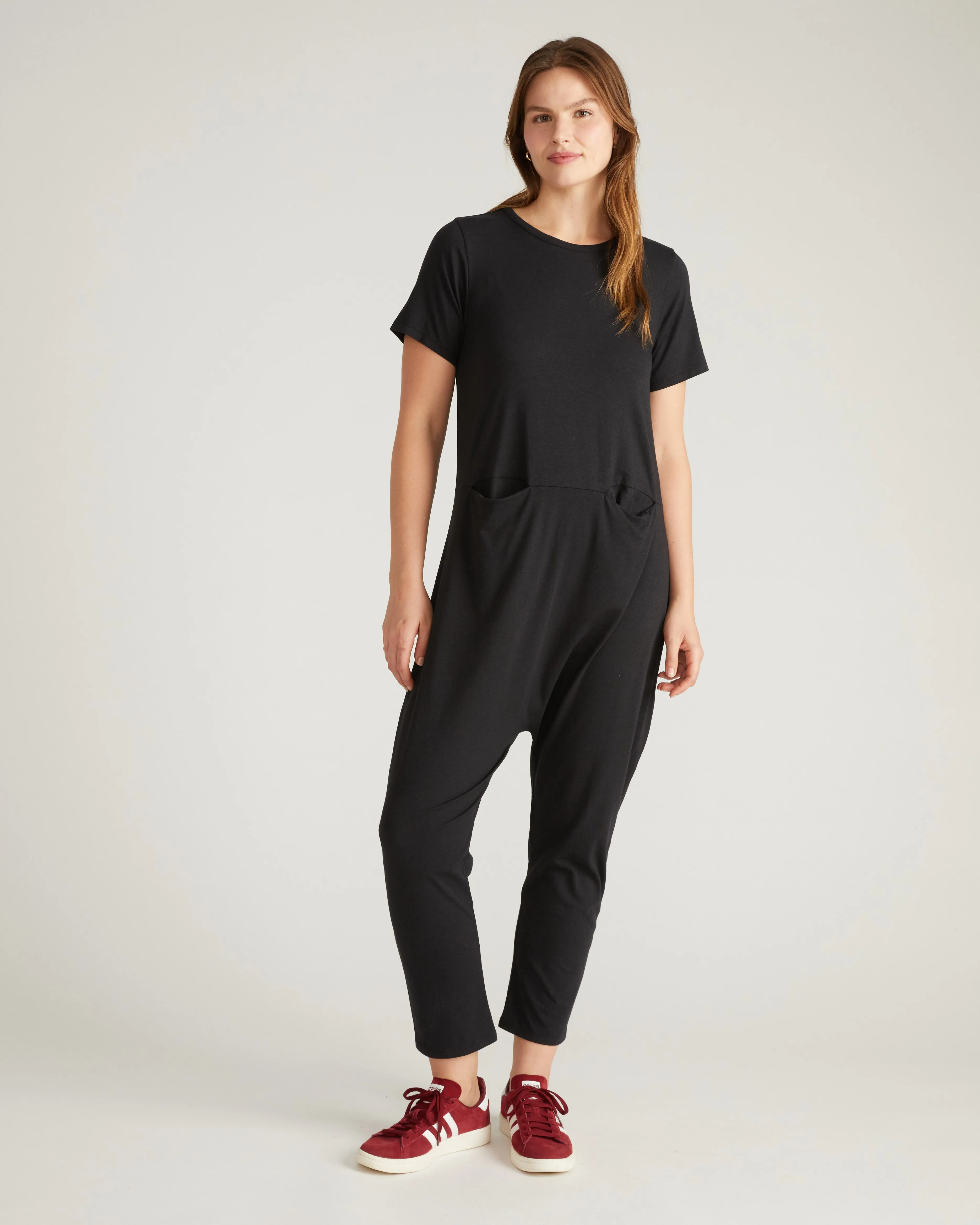 Ilona Lounge Jumpsuit - Black sold by Universal Standard product image thumbnail 2