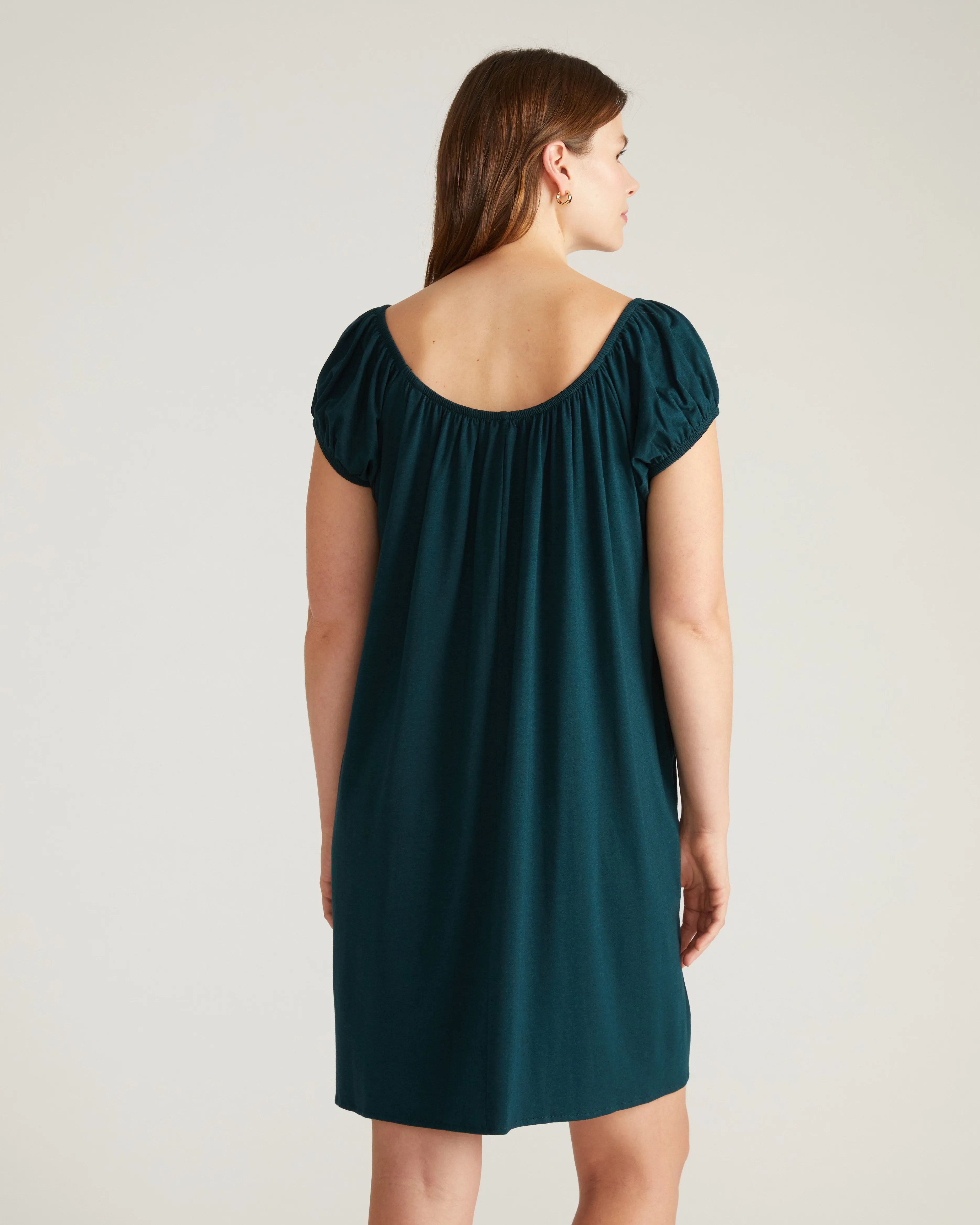 Lilian Short Sleep Dress - Deep Sea sold by Universal Standard product image thumbnail 3