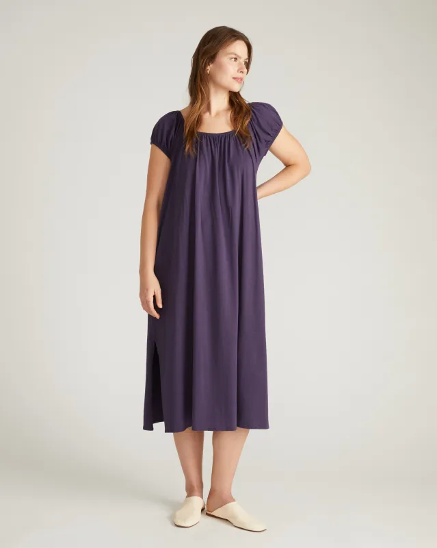Lilian Long Sleep Dress - Anthracite sold by Universal Standard