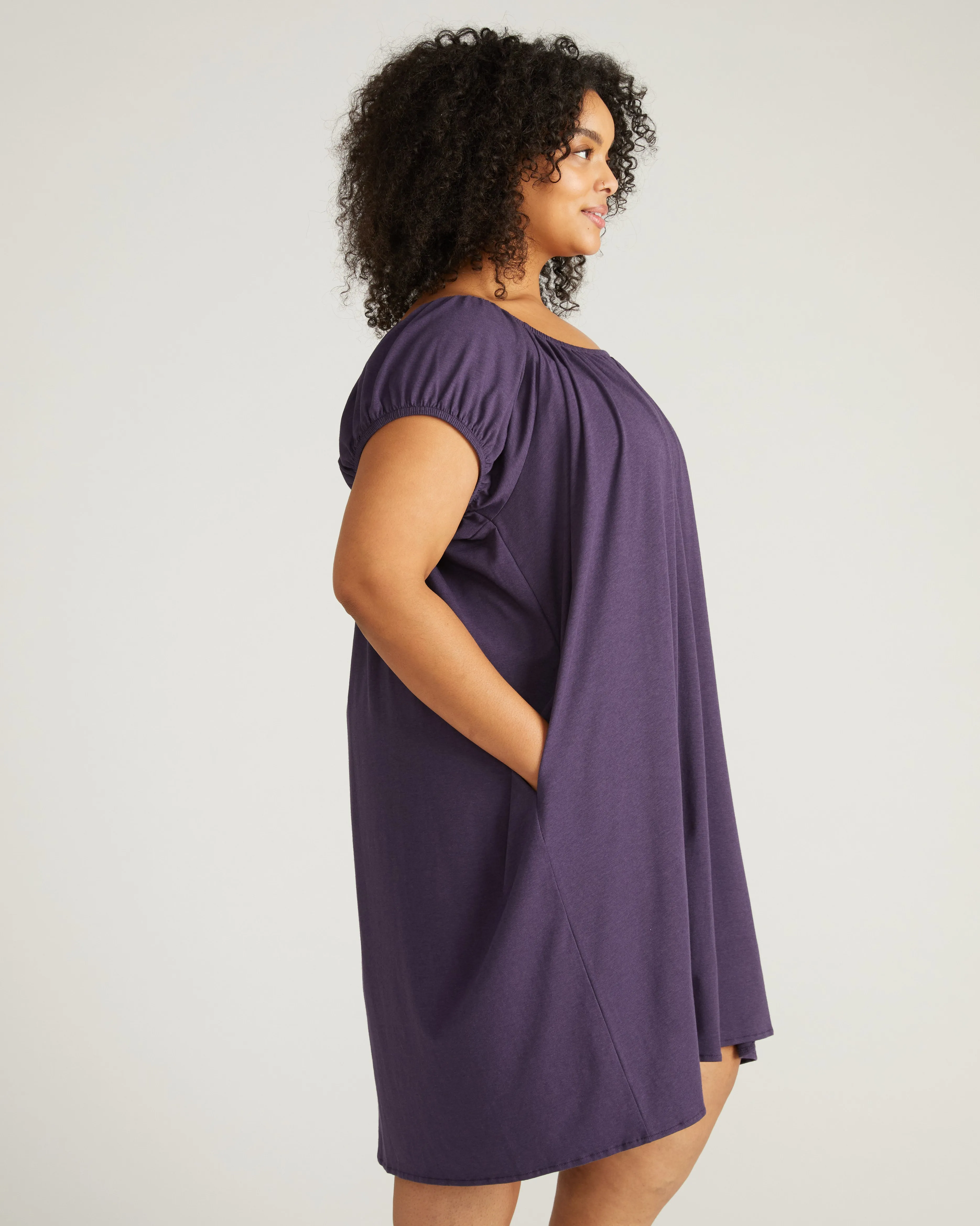 Lilian Short Sleep Dress - Anthracite sold by Universal Standard product image thumbnail 2